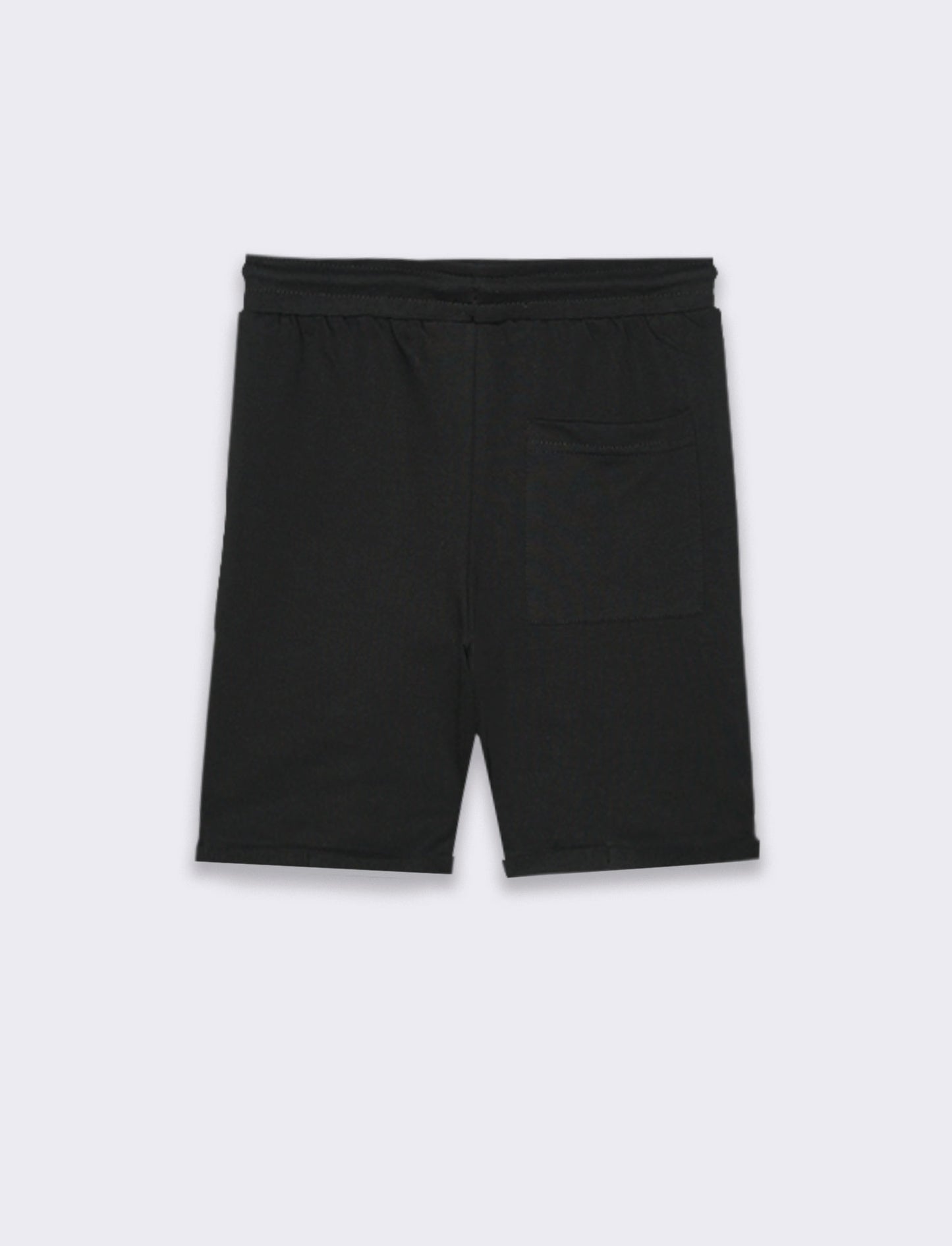 Bermuda in felpa con personaggi da bambino - Nero