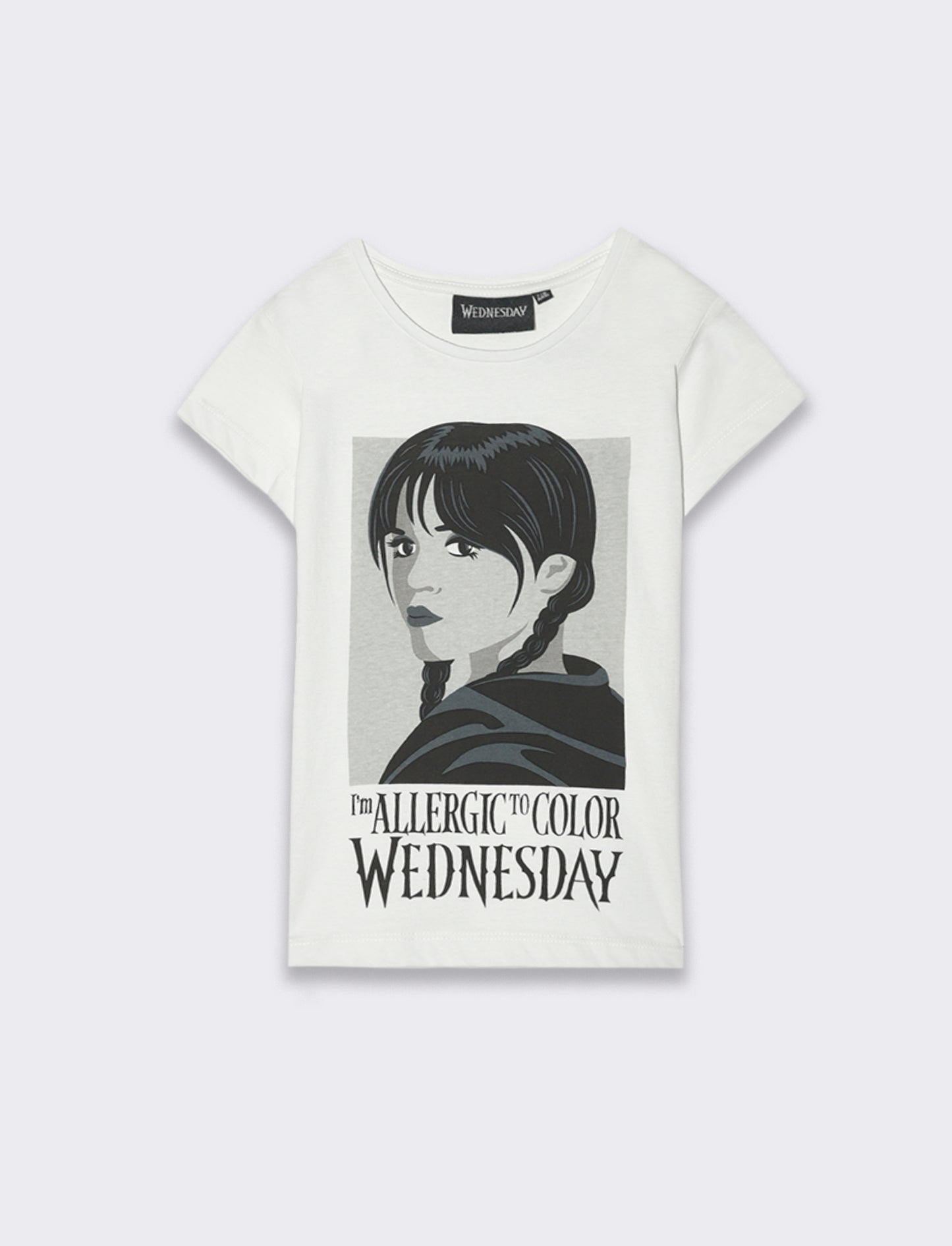 T-shirt Halloween Wednesday da bambina - var 1