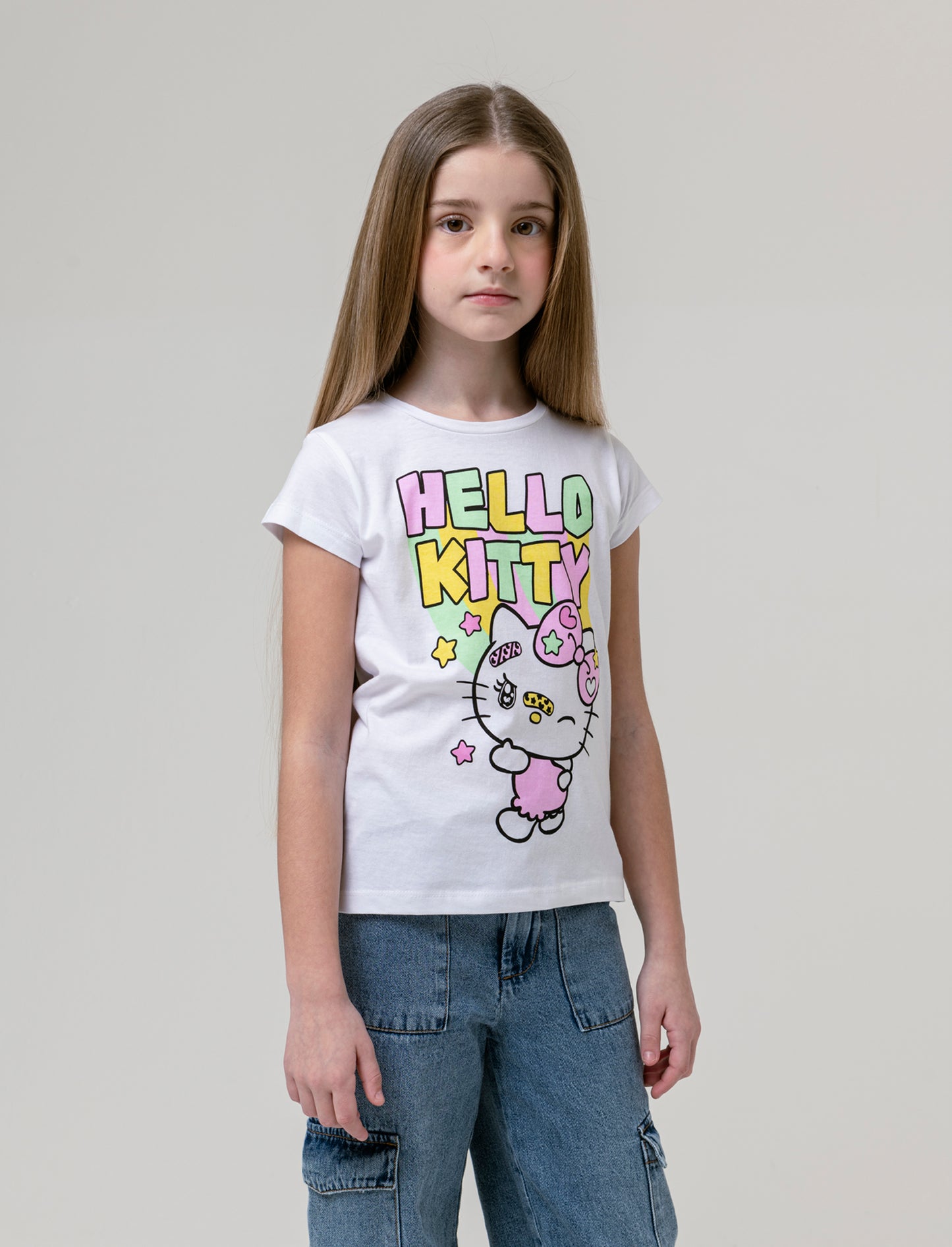 T-shirt Hello Kitty-Kuromi da bambina - Fantasia
