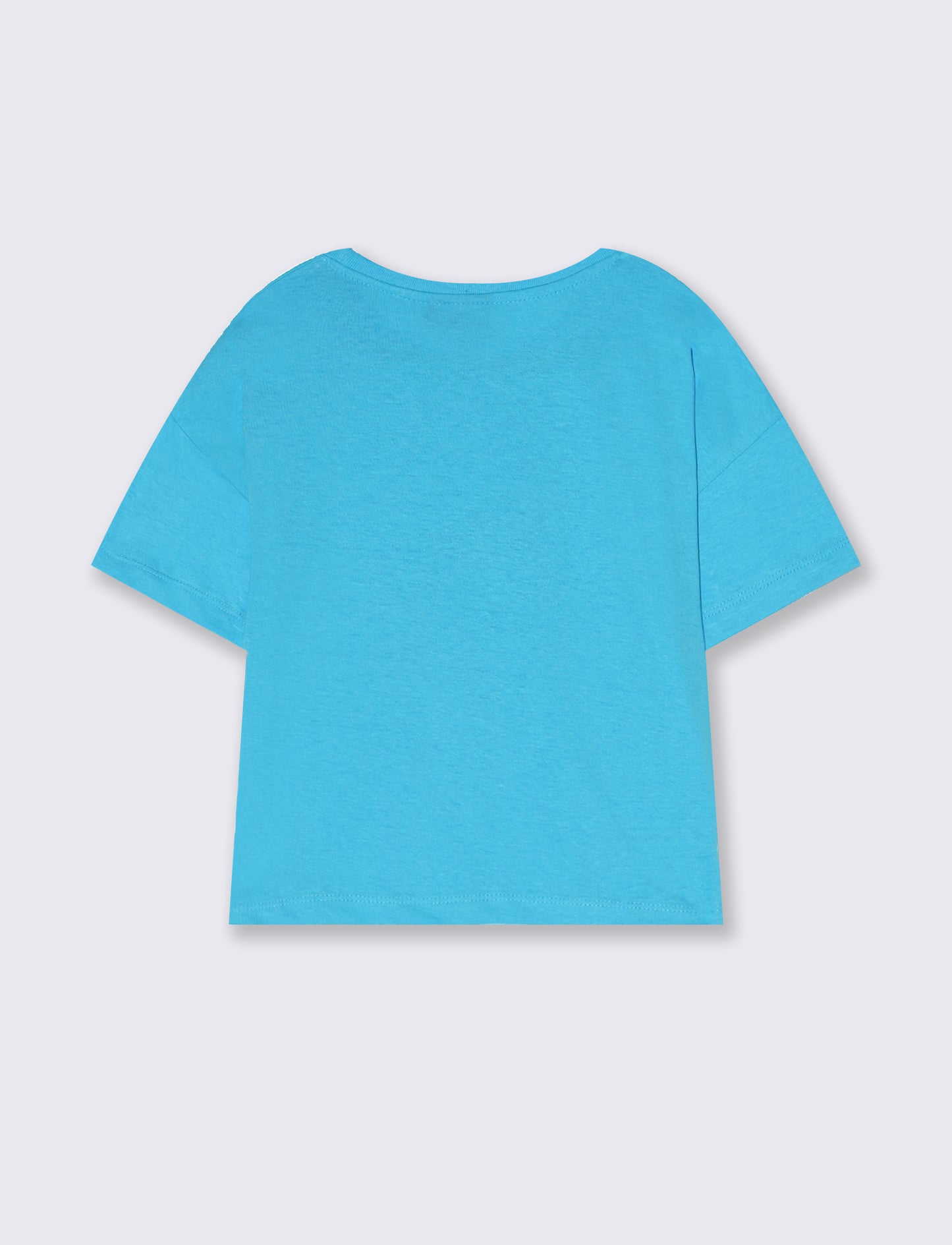 T-shirt Barbie modello over da bambina - Turchese