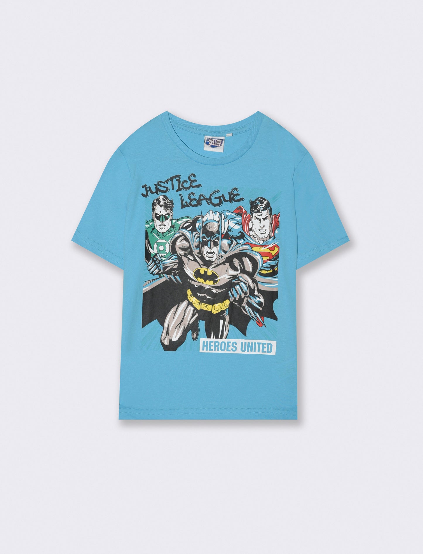 T-shirt personaggi DC Comics da bambino - Azzurro