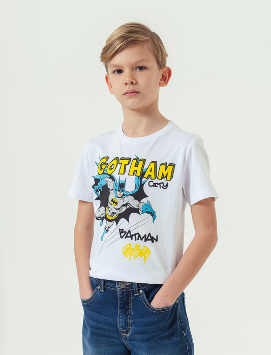 T-shirt con stampa Batman da bambino - var 1