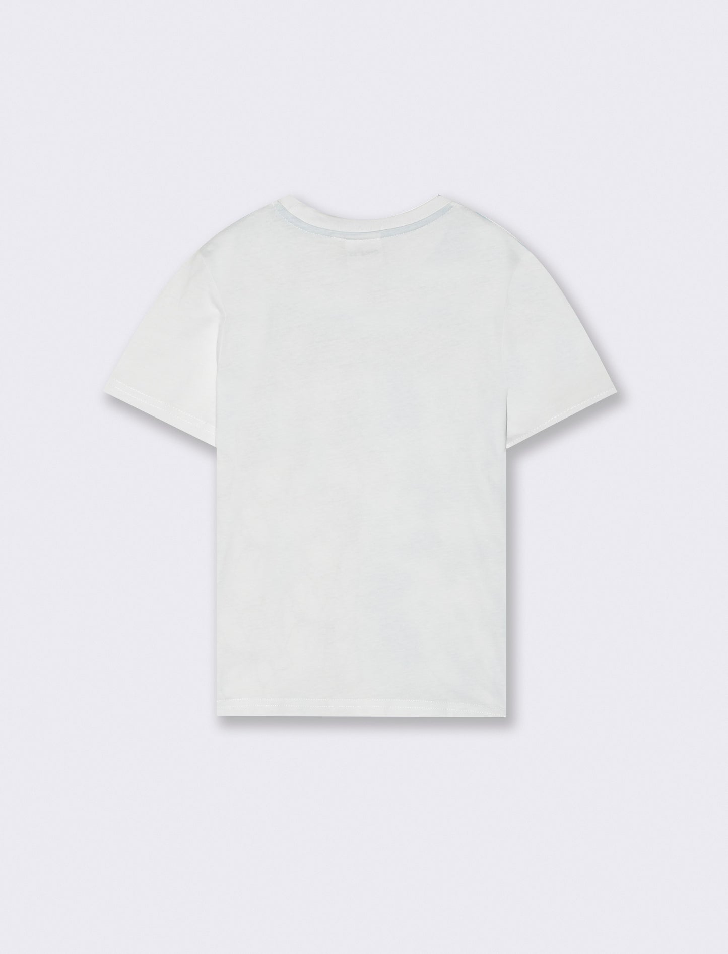 Maglietta con stampe personaggi da bambino - Bianco