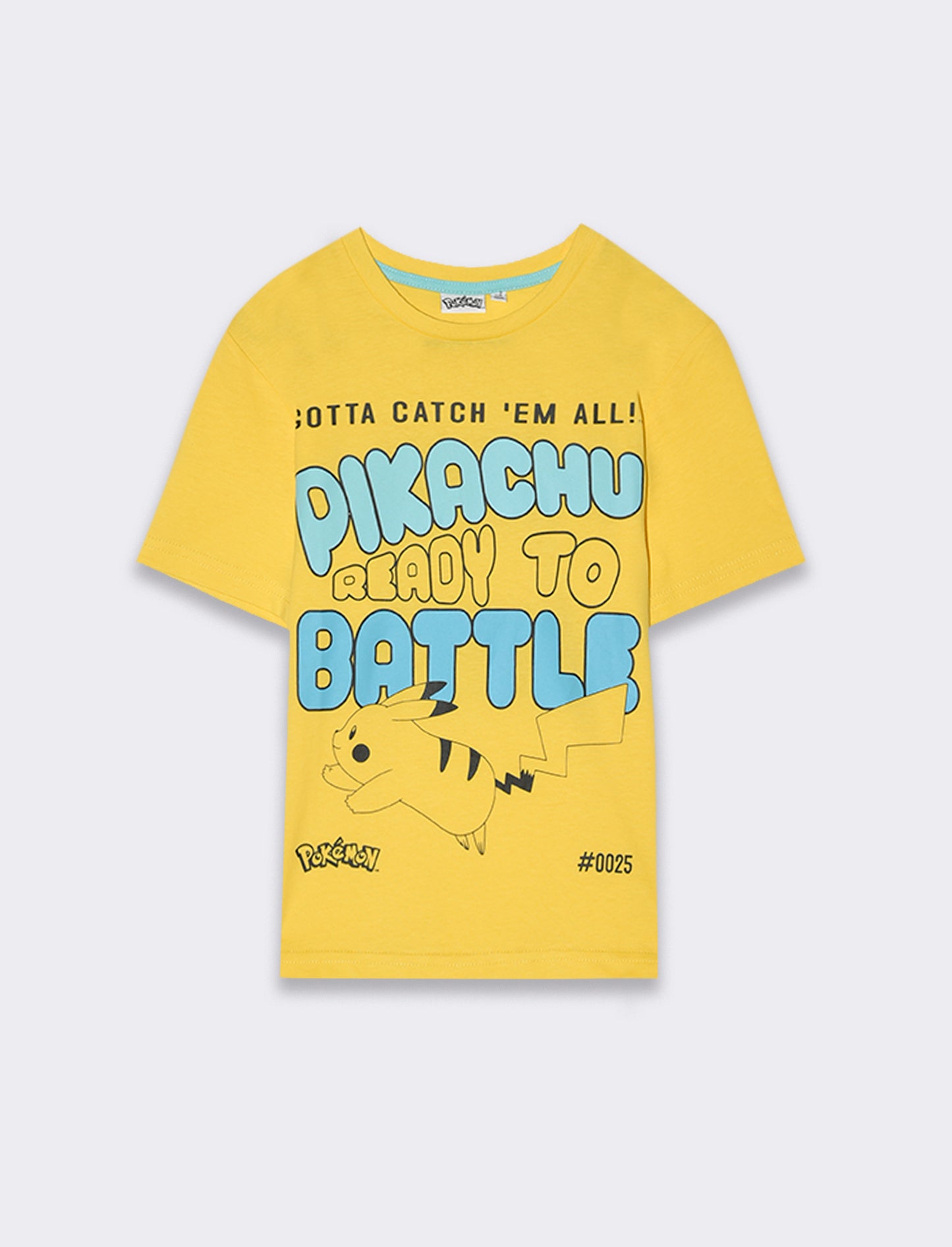 T-shirt con personaggio Pokemon da bambino - Giallo