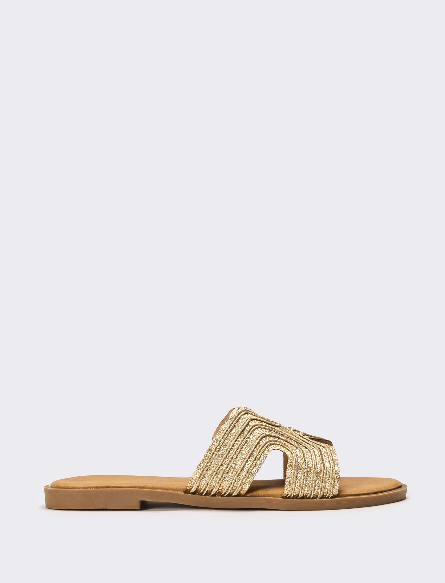 Mule laminata da donna - Oro