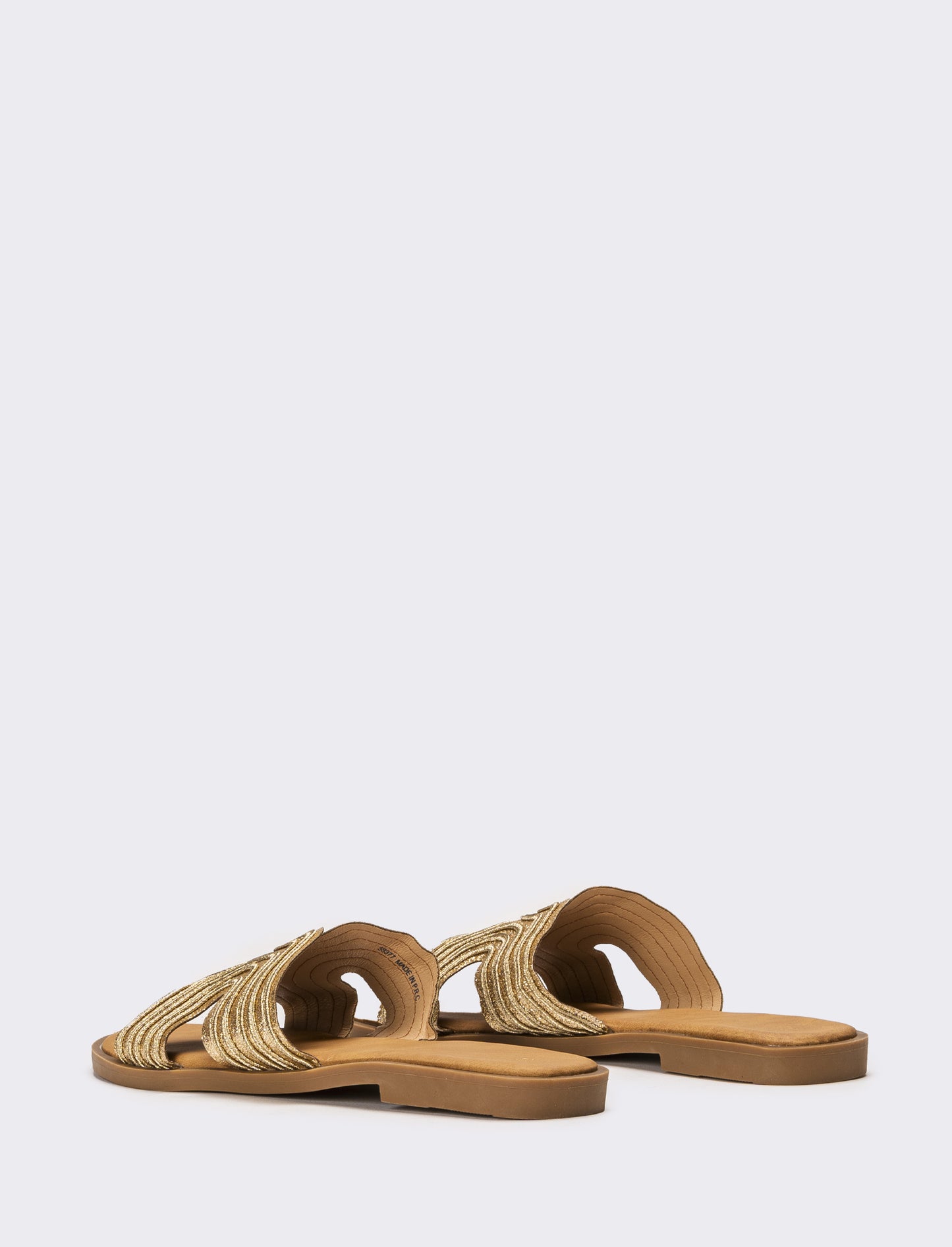 Mule laminata da donna - Oro