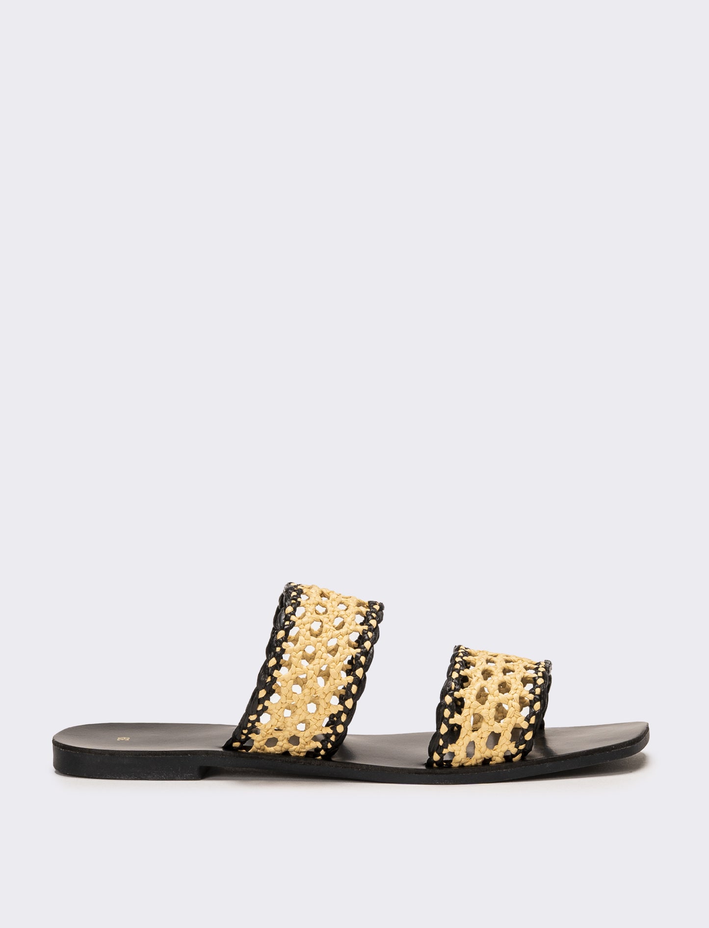 Mule da donna traforata - Nero