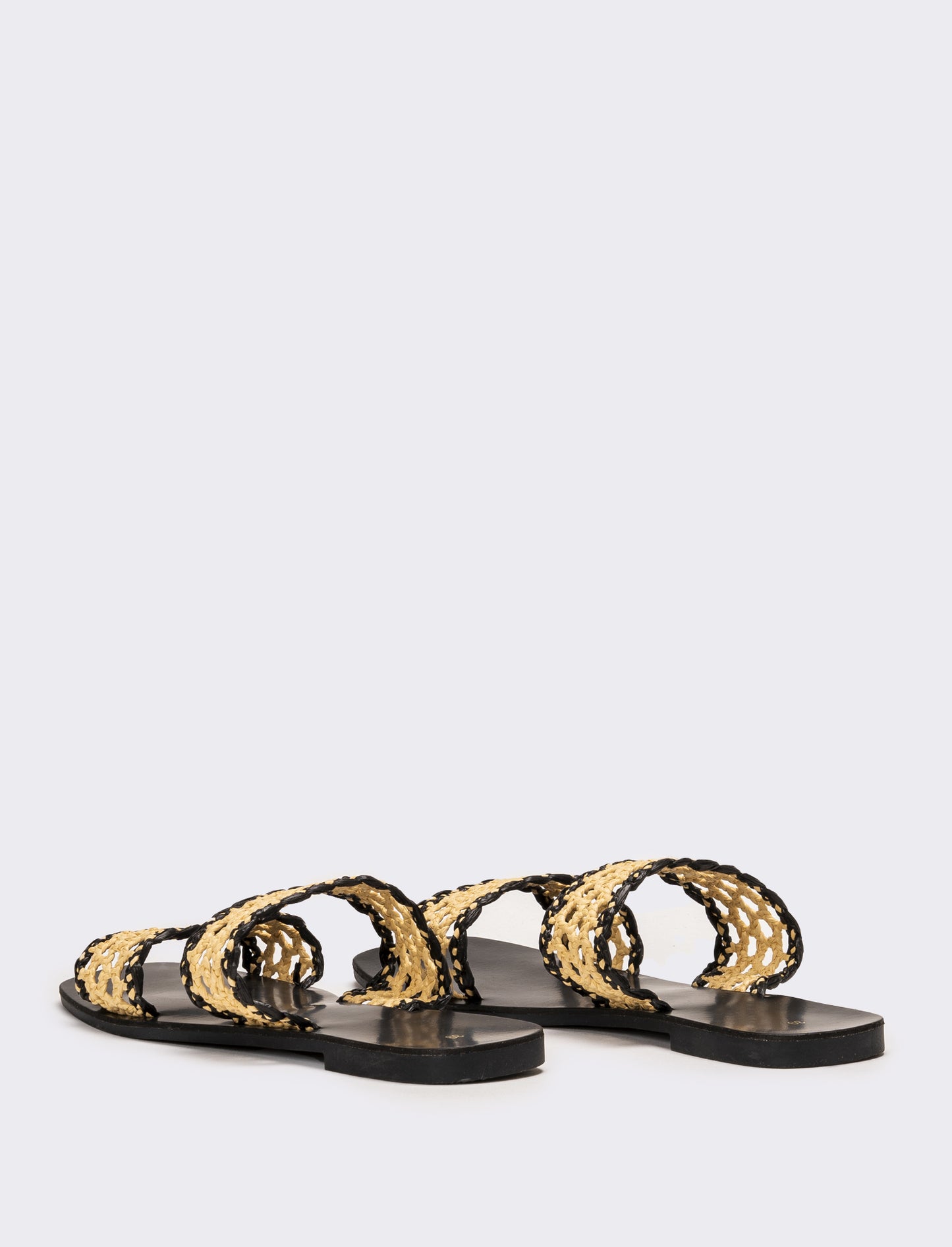 Mule da donna traforata - Nero