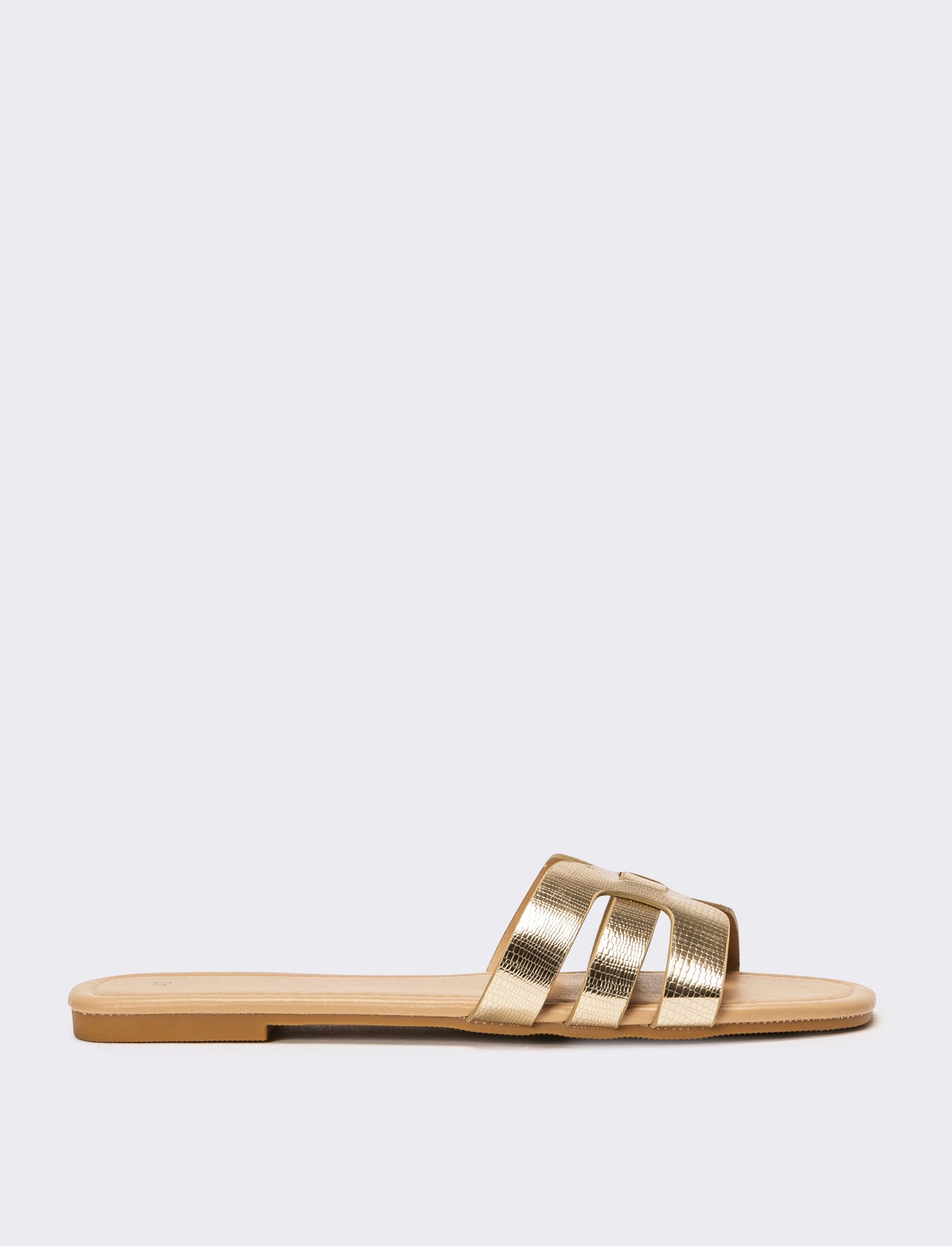 Mule da donna incrociata - Oro