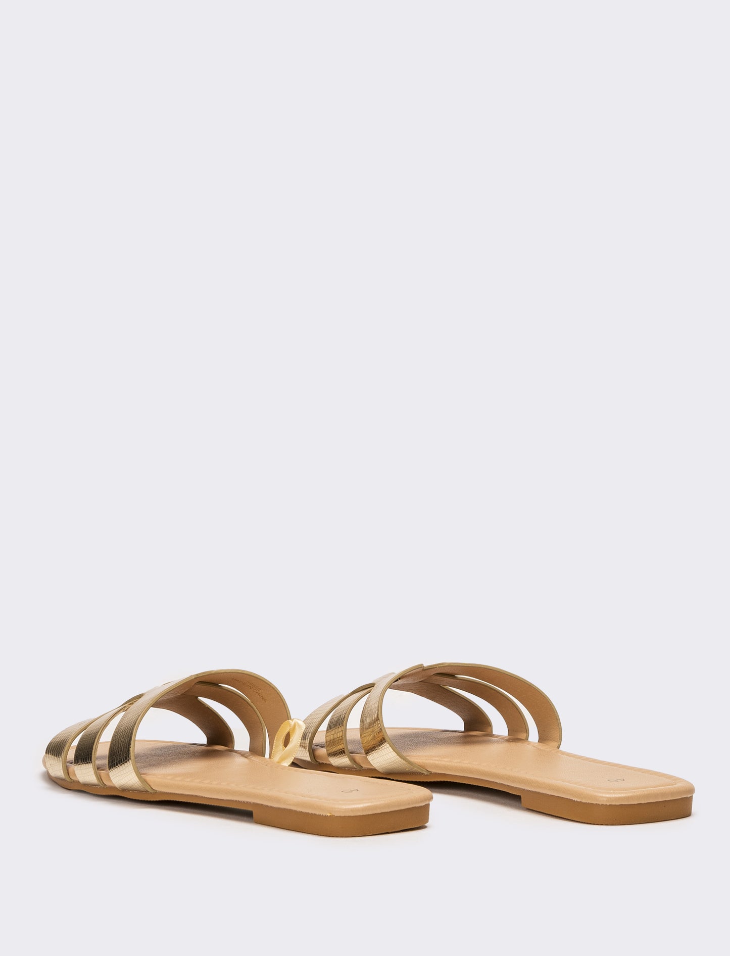 Mule da donna incrociata - Oro