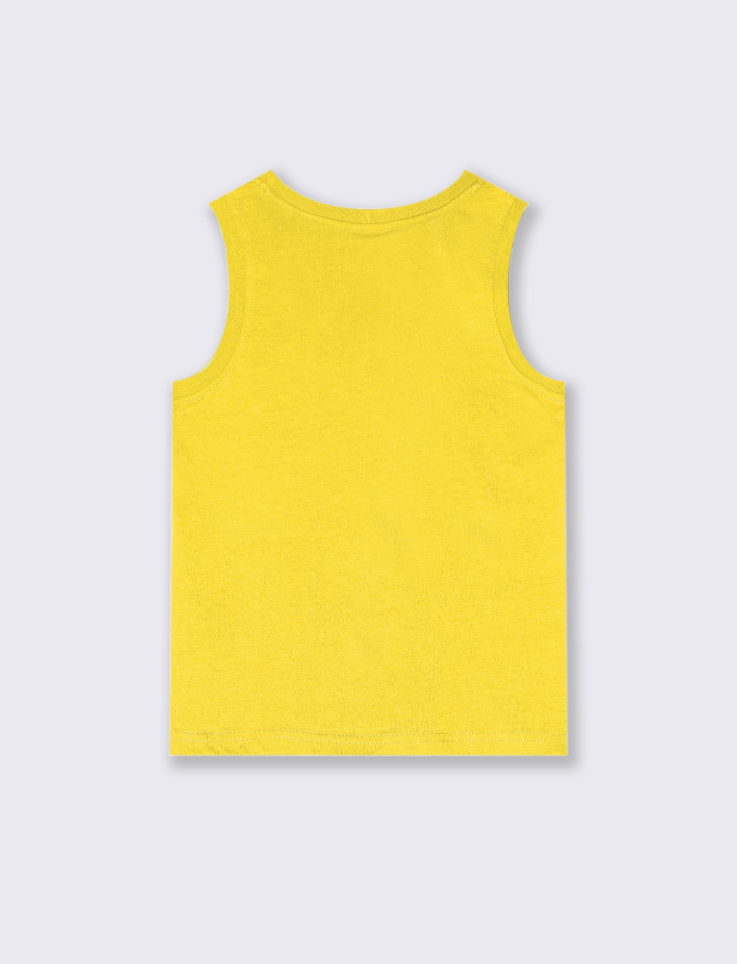 Canotta con stampe personaggi da bambino - Giallo