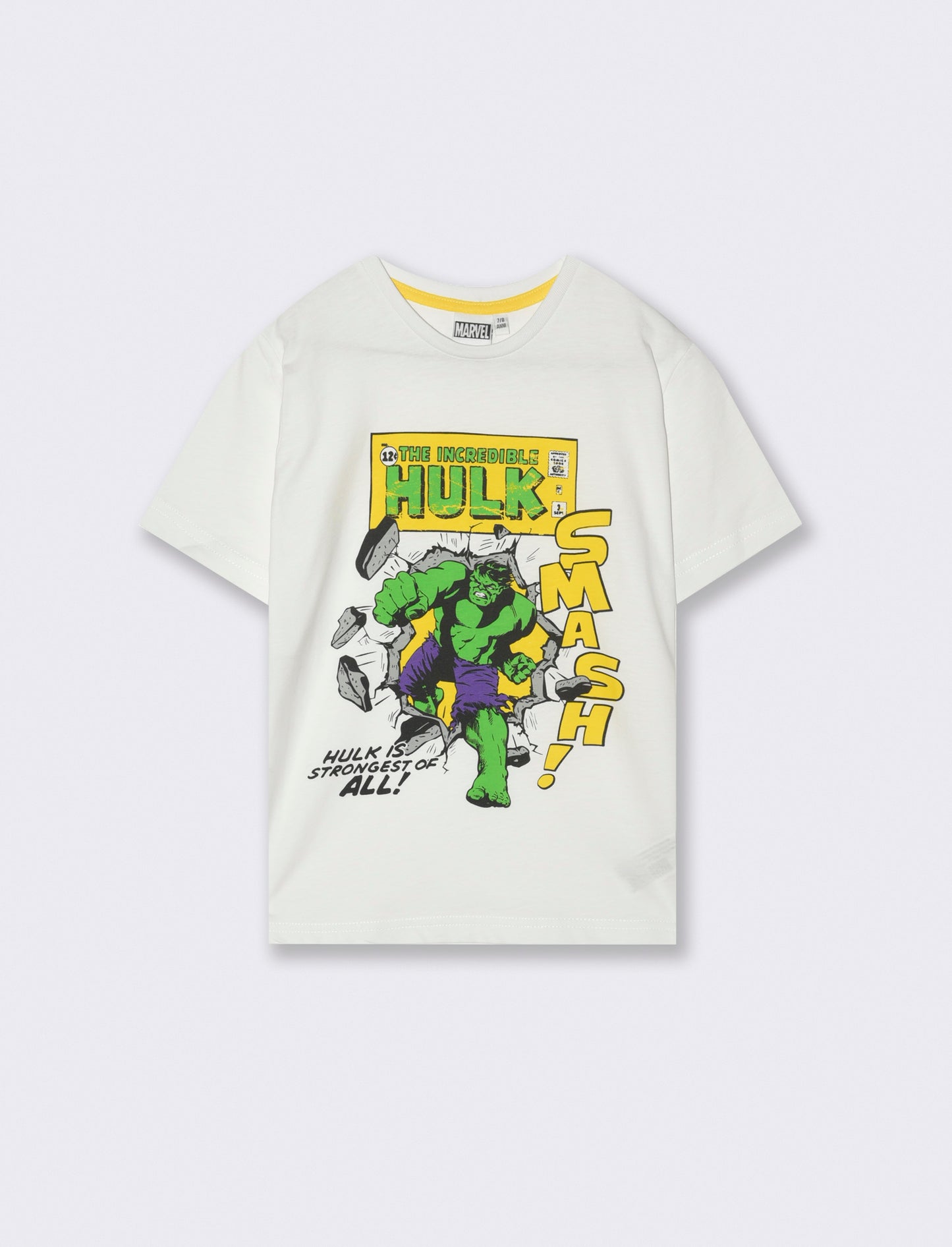 T-shirt in cotone Marvel da bambino - Bianco