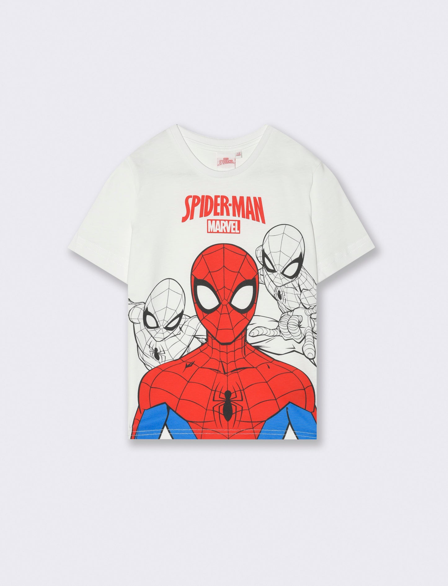 T-shirt girocollo Spiderman da bambino - Bianco