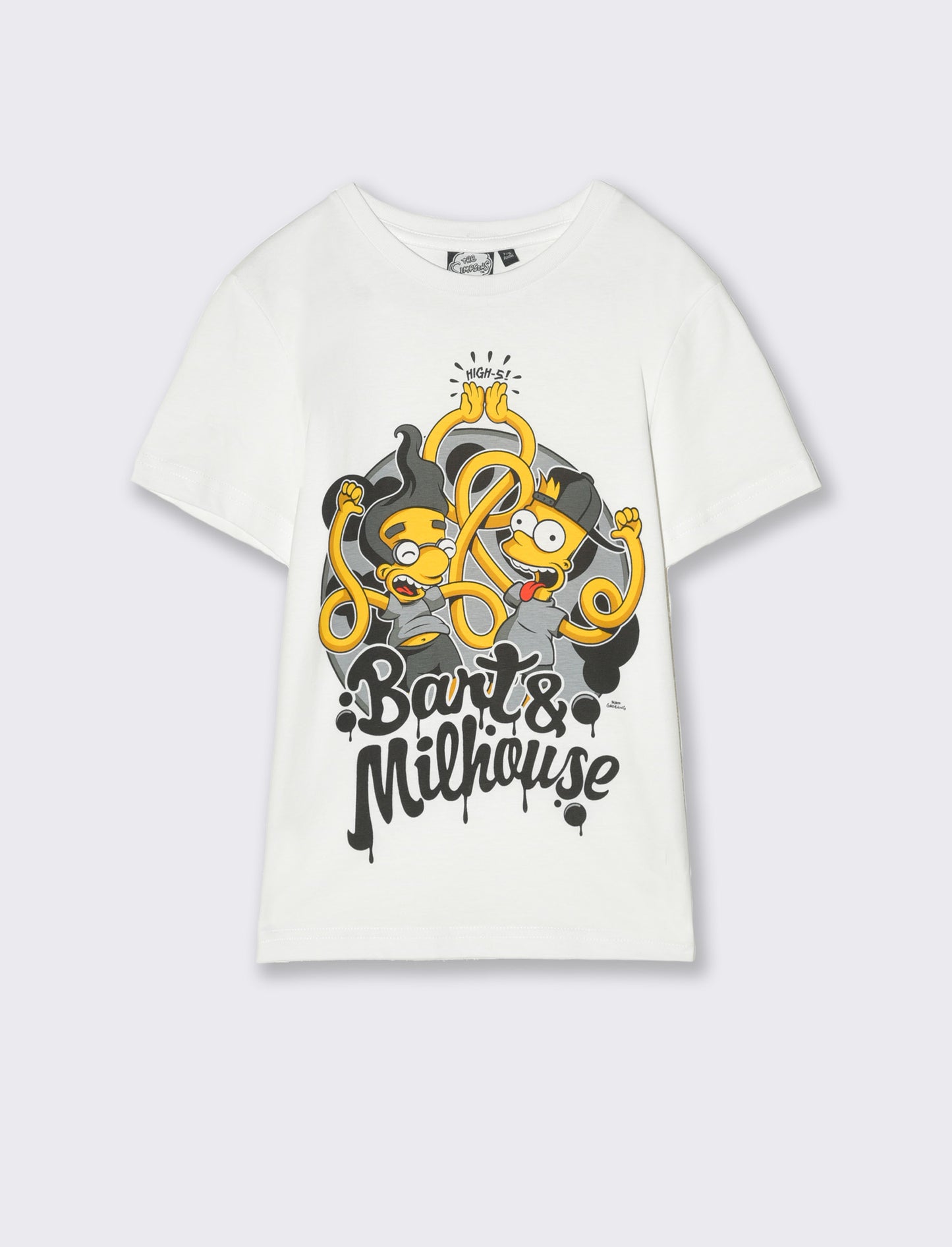 T-shirt Simpson da bambino - Bianco