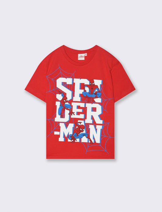 T-shirt stampata Marvel da bambino - Rosso