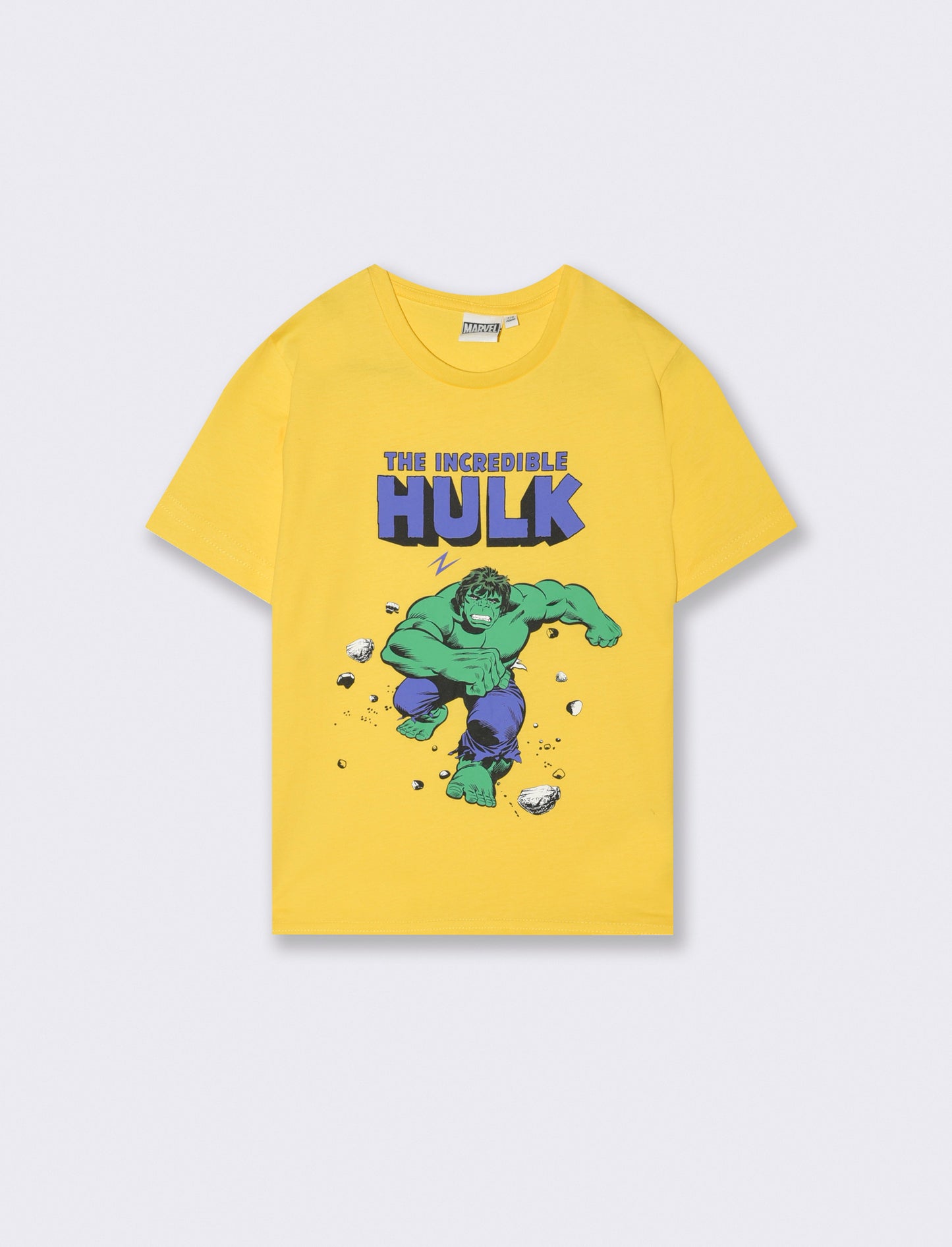 Maglietta con stampa Marvel da bambino - Giallo