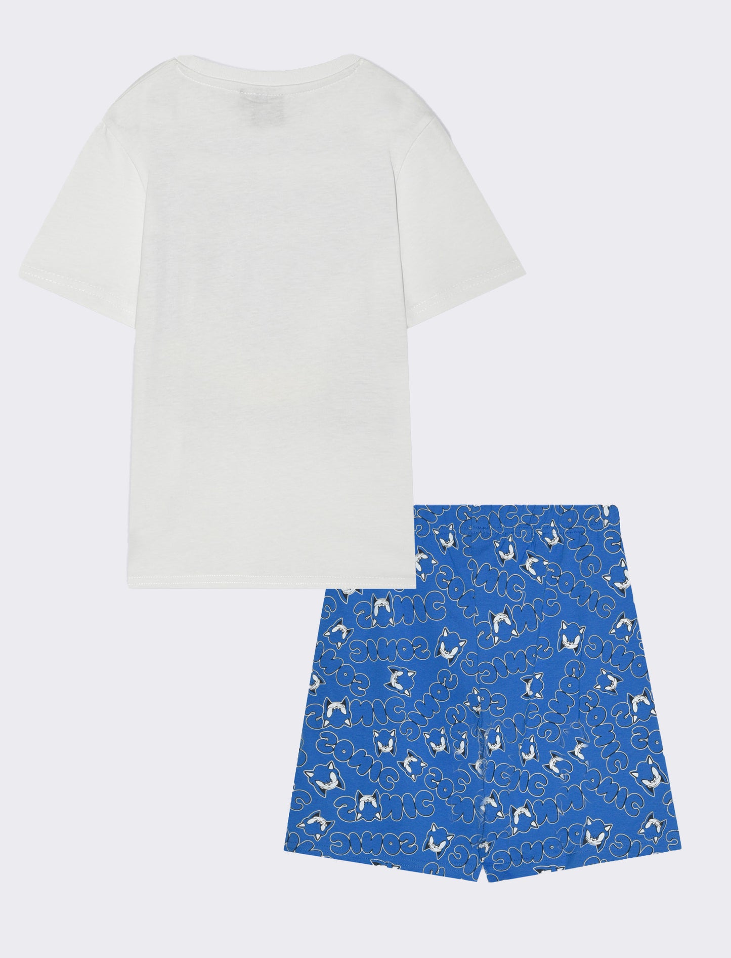 Completo con stampa Sonic da bambino - Blu cobalto