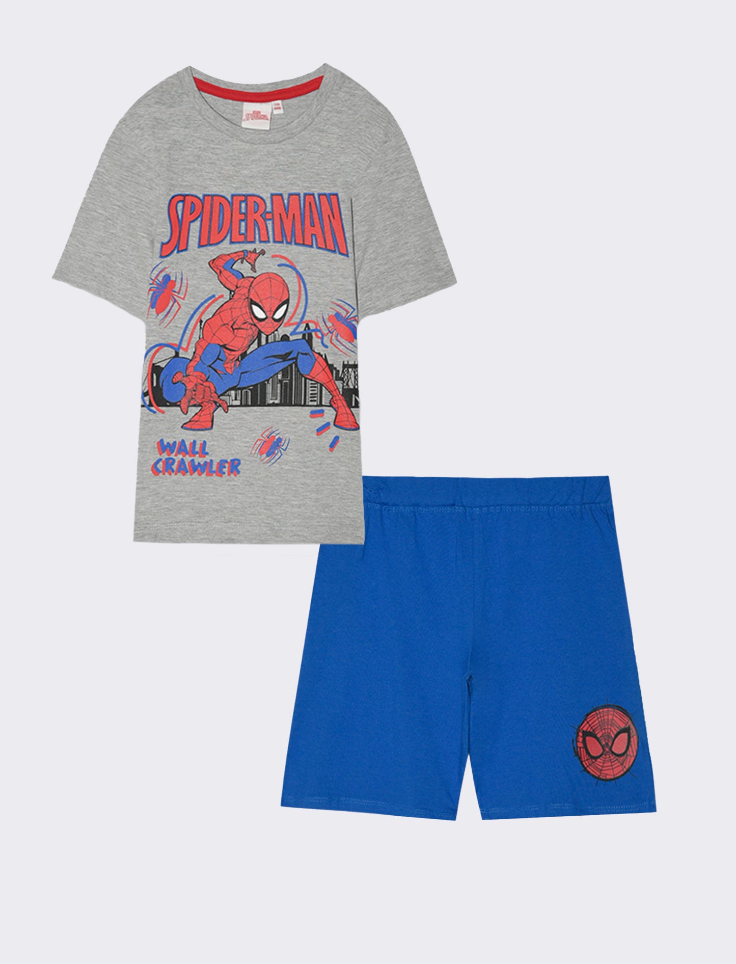 Completo Spider-man da bambino - Grigio mel.