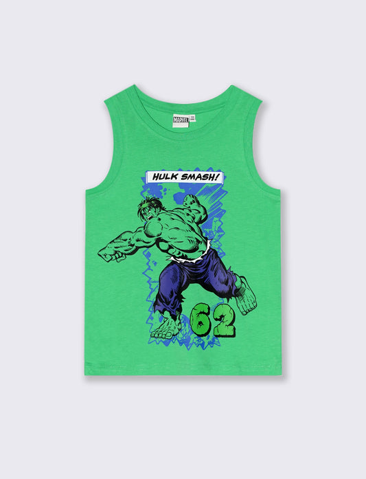 Canotte con personaggi Marvel da bambino - Verde