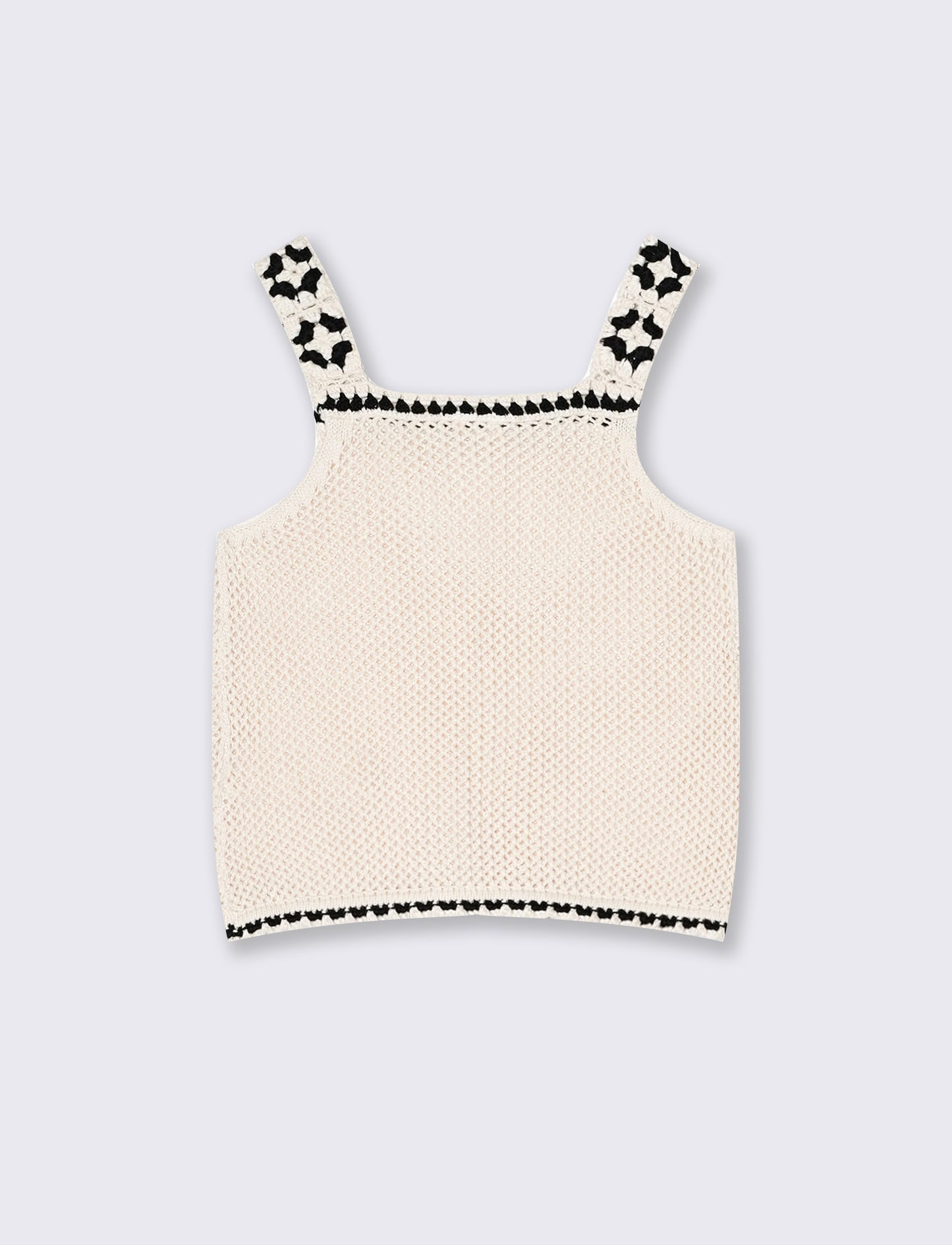 Top in maglia intrecciata da bambina - Beige