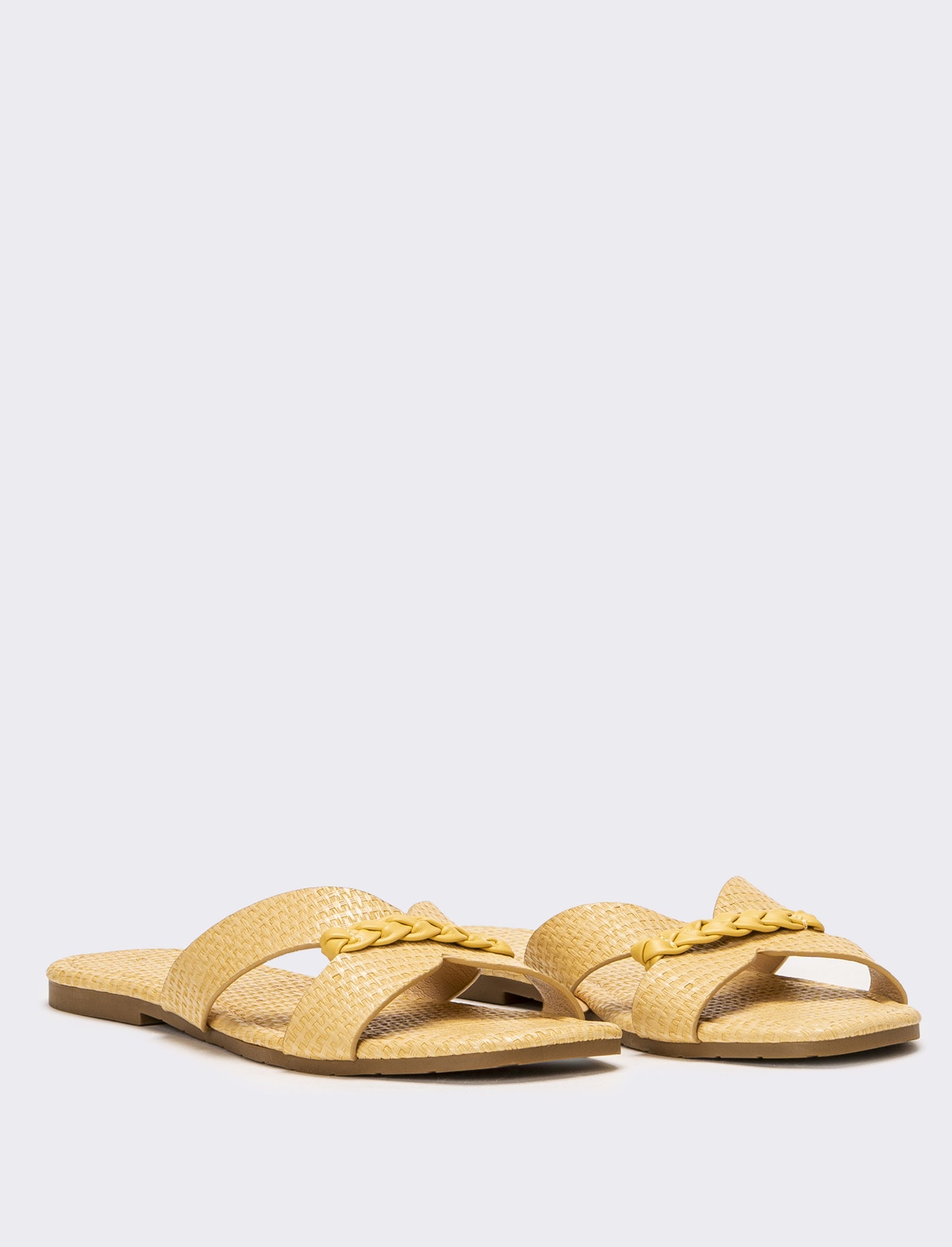 Sandalo da donna intrecciate - Beige
