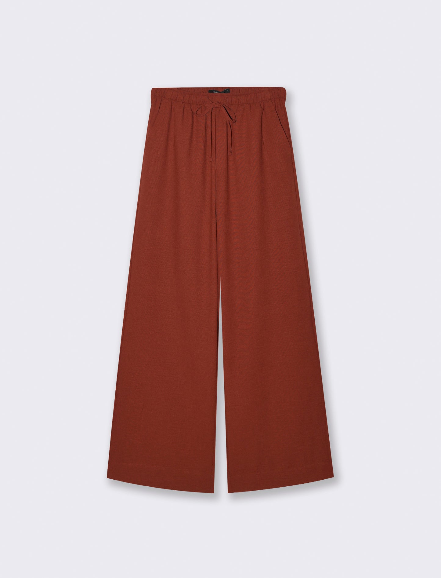 PANTALONE CON COULISSE - Marrone bruciato