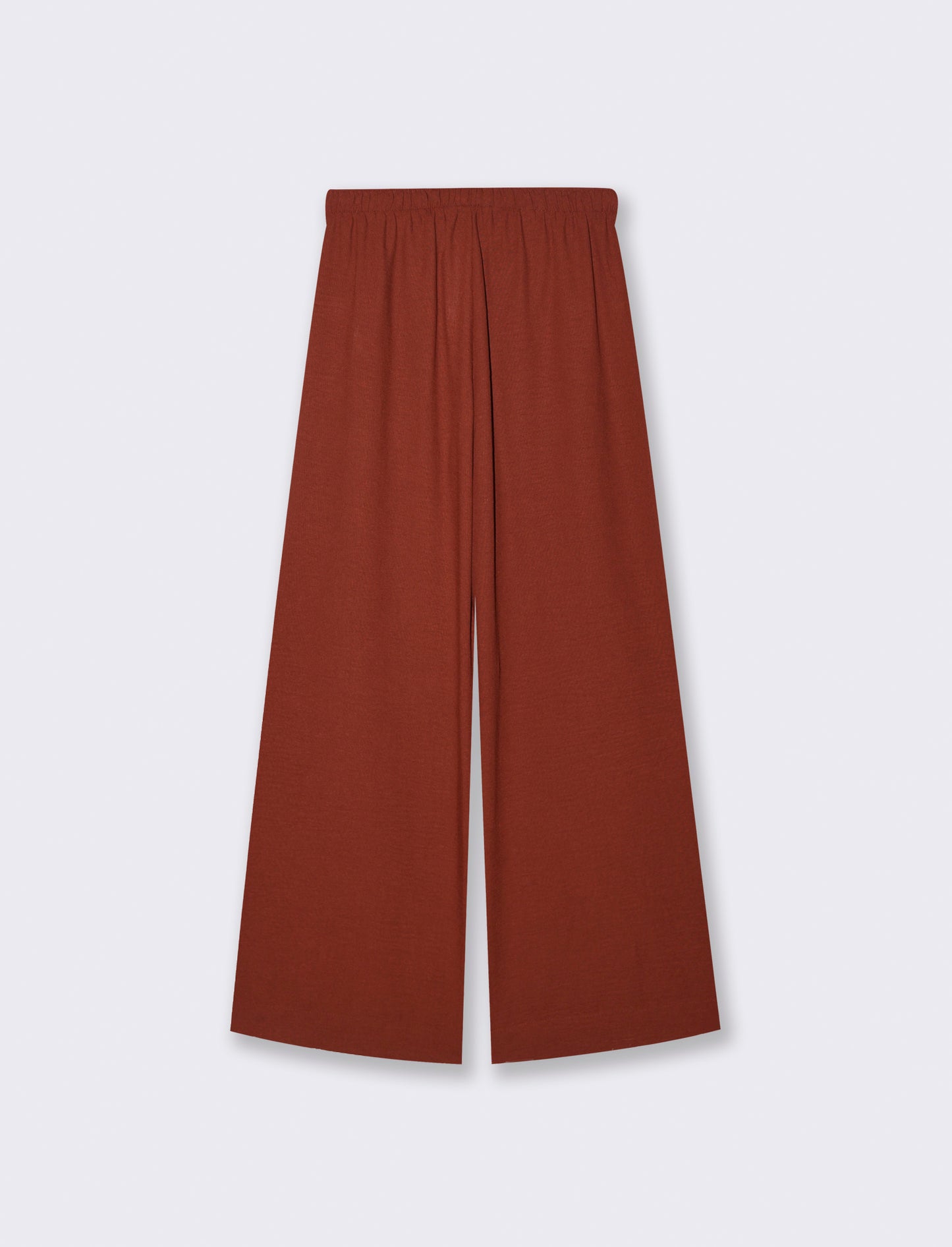 PANTALONE CON COULISSE - Marrone bruciato