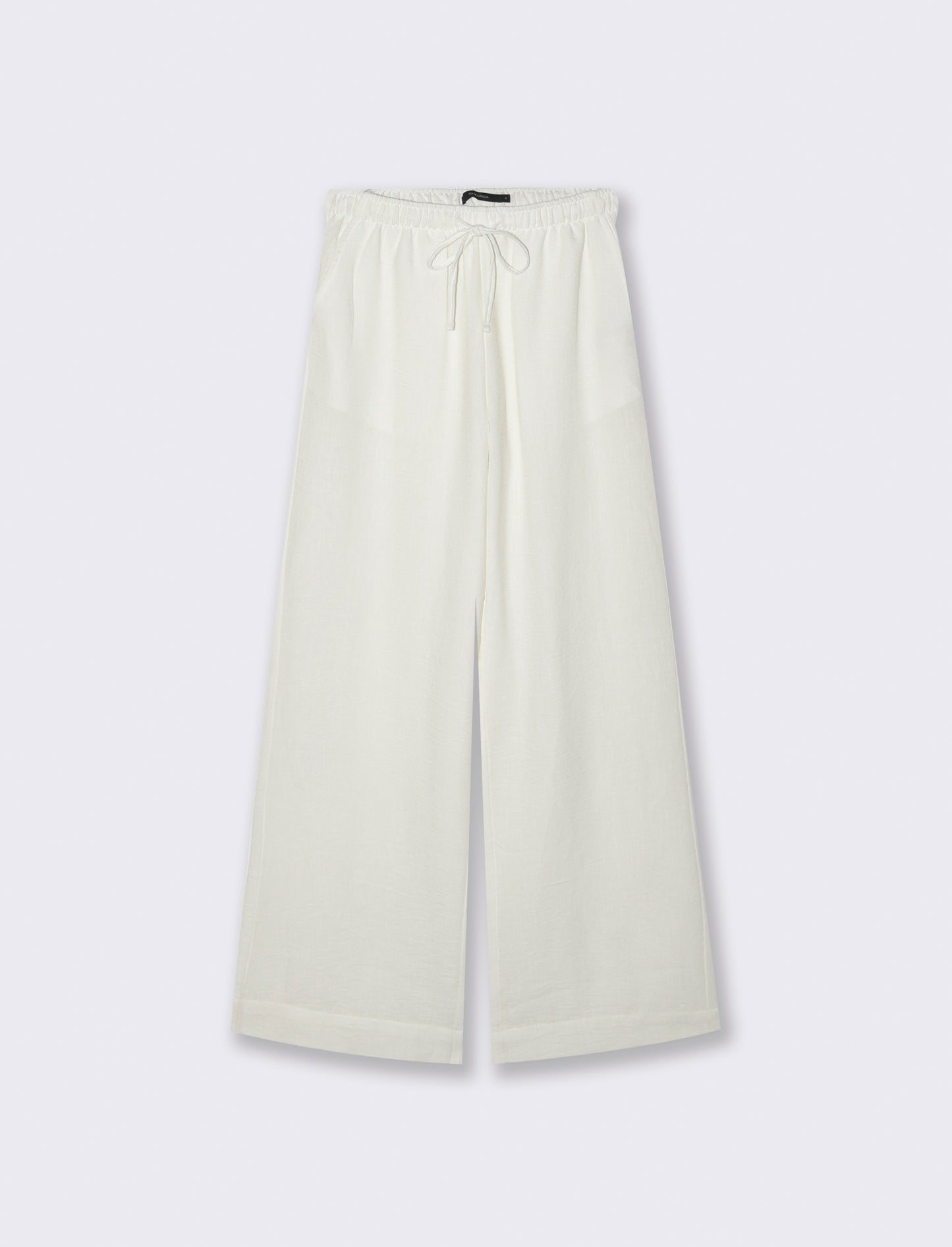 PANTALONE CON COULISSE - Bianco