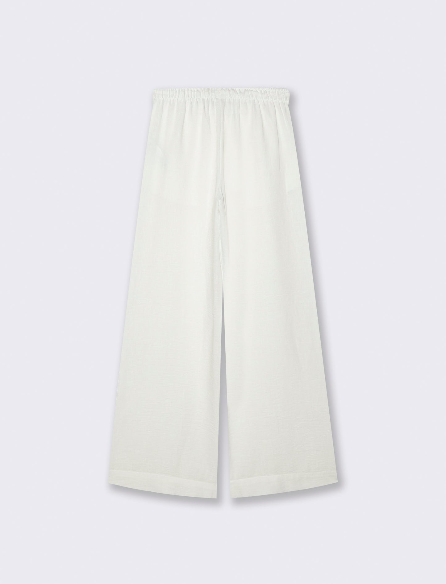PANTALONE CON COULISSE - Bianco