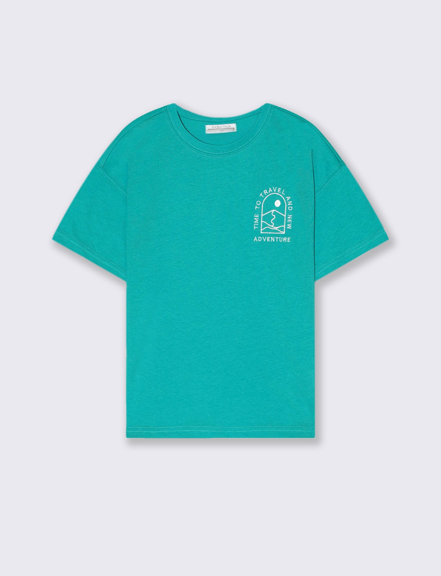 T-shirt over size da bambino - Verde