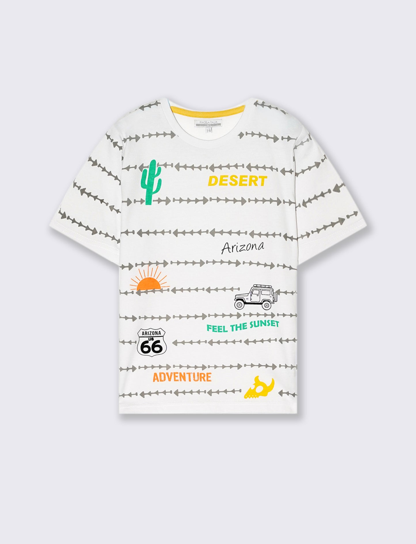 T-shirt stampata da bambino - Bianco