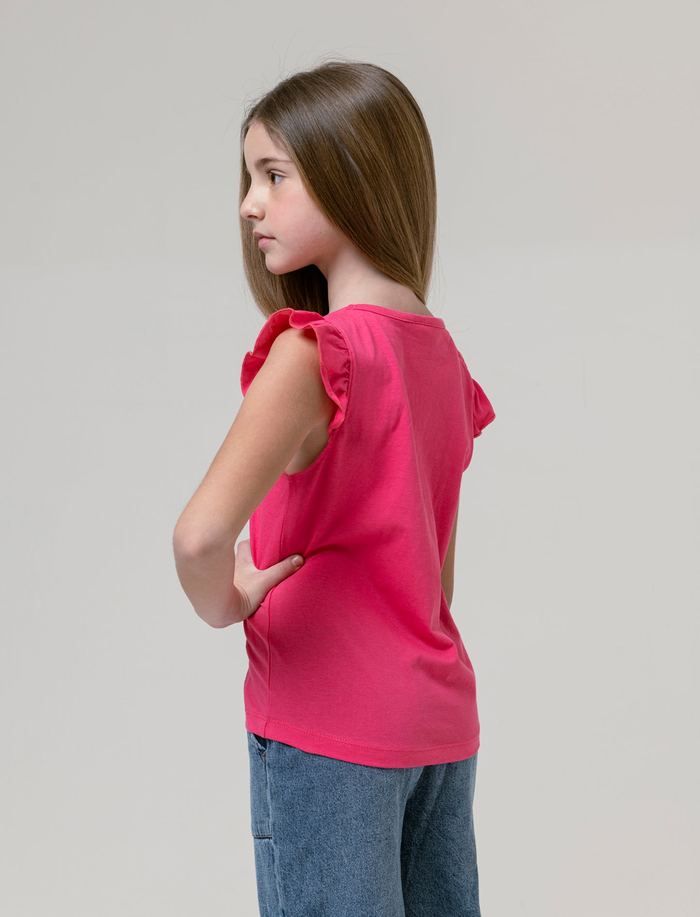 T-shirt Gabby's Dollhouse da bambina - Fuxia
