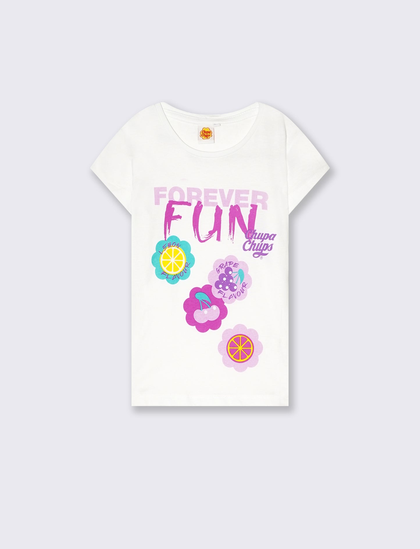 T-shirt Chupa Chups da bambina - Bianco
