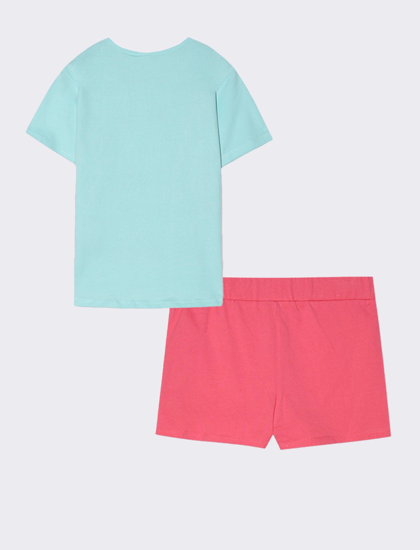 Completo Stitch da bambina - Verde acqua