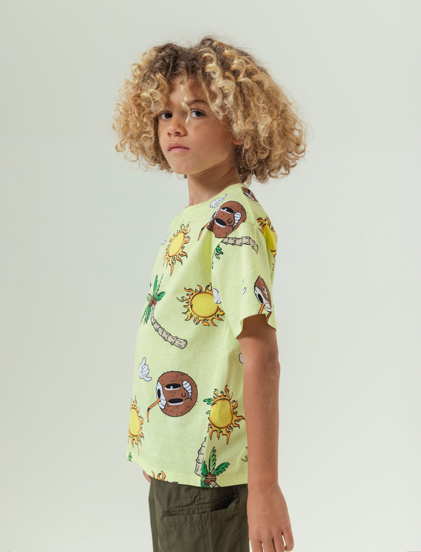 T-shirt in cotone da bambino - Verde