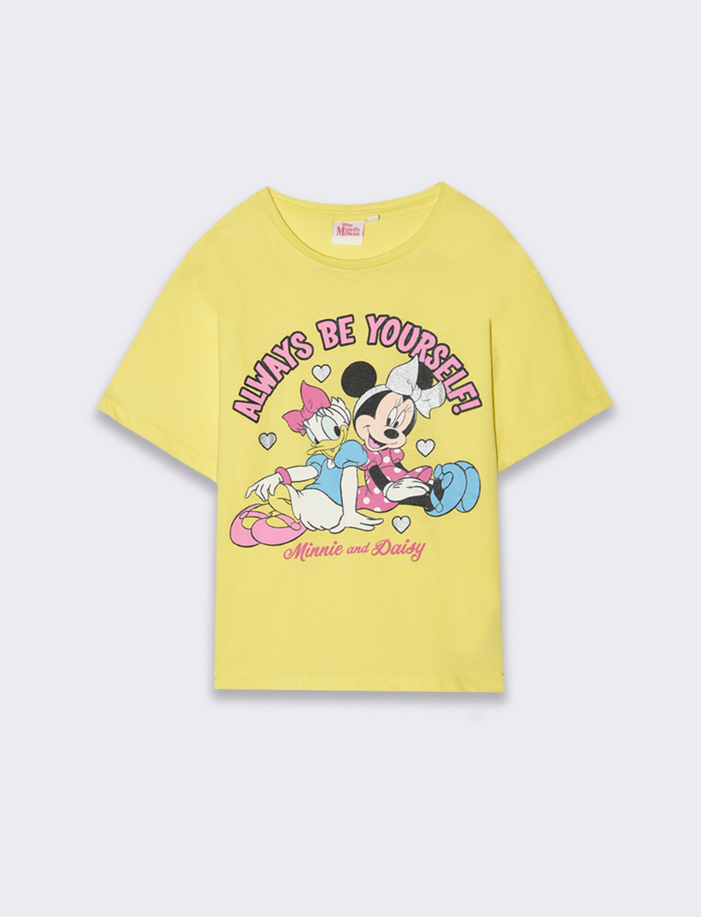 T-shirt Disney Minnie and Daisy da bambina - Giallo