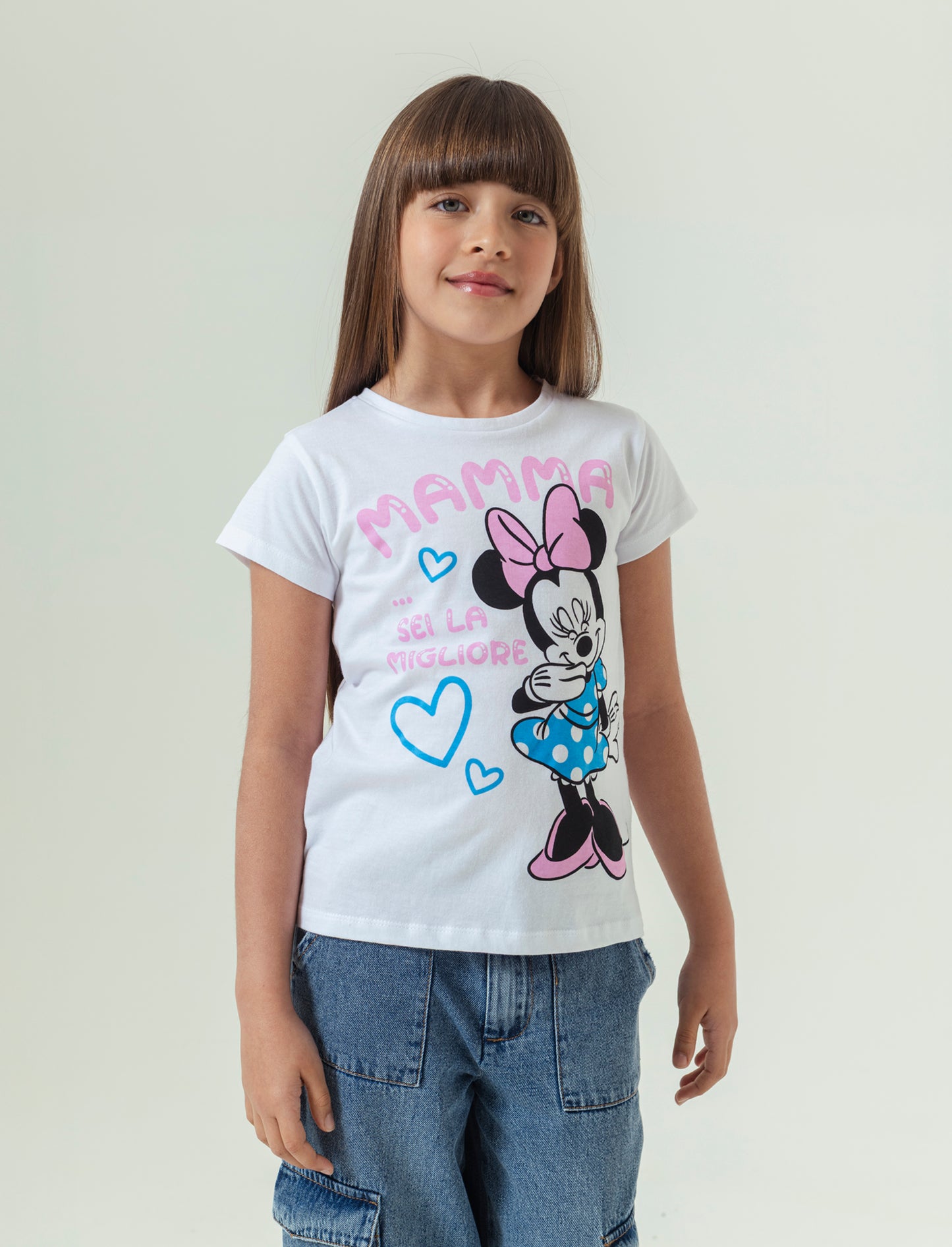 T-shirt Disney Minnie da bambina - Bianco