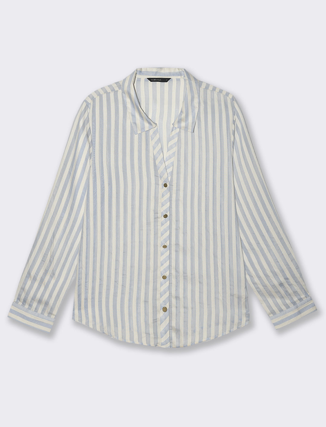 T-SHIRT IN PIZZO - Celeste