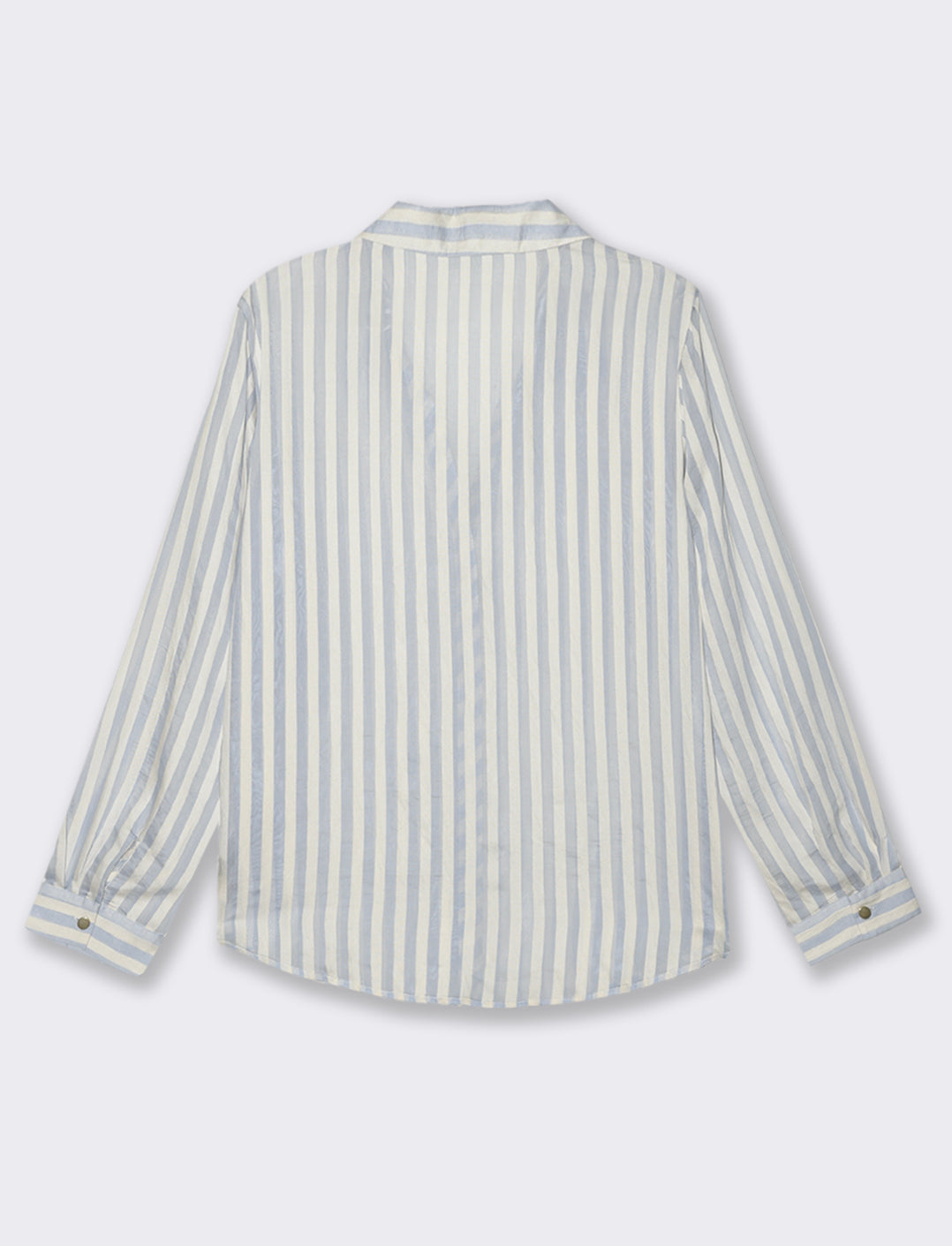 T-SHIRT IN PIZZO - Celeste