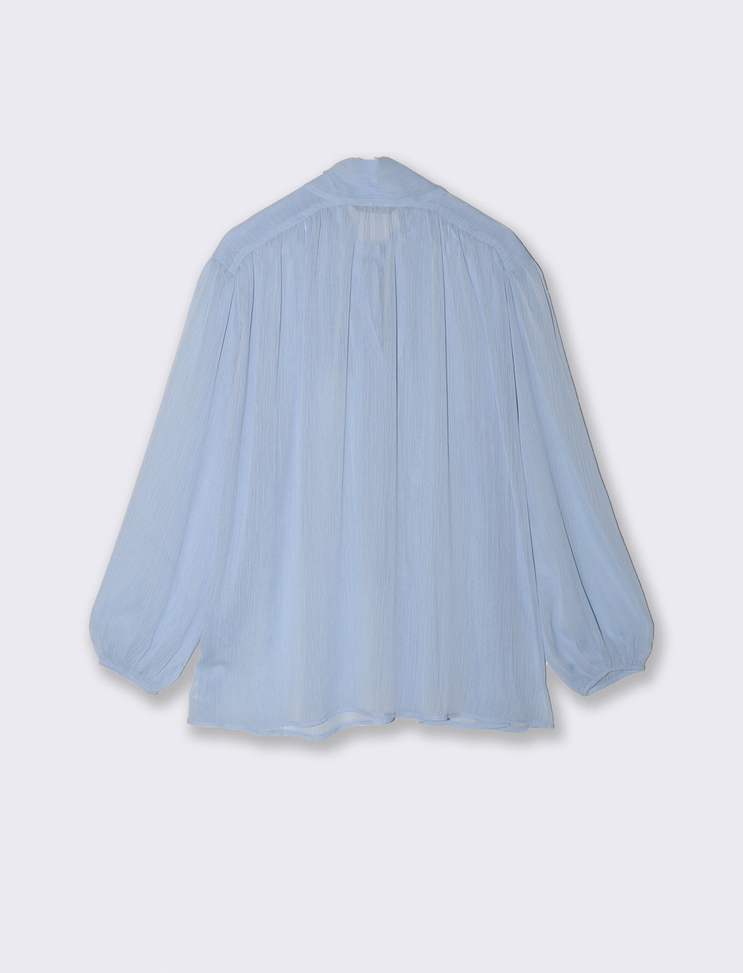 CAMICIA CON FUSCIACCA - Celeste