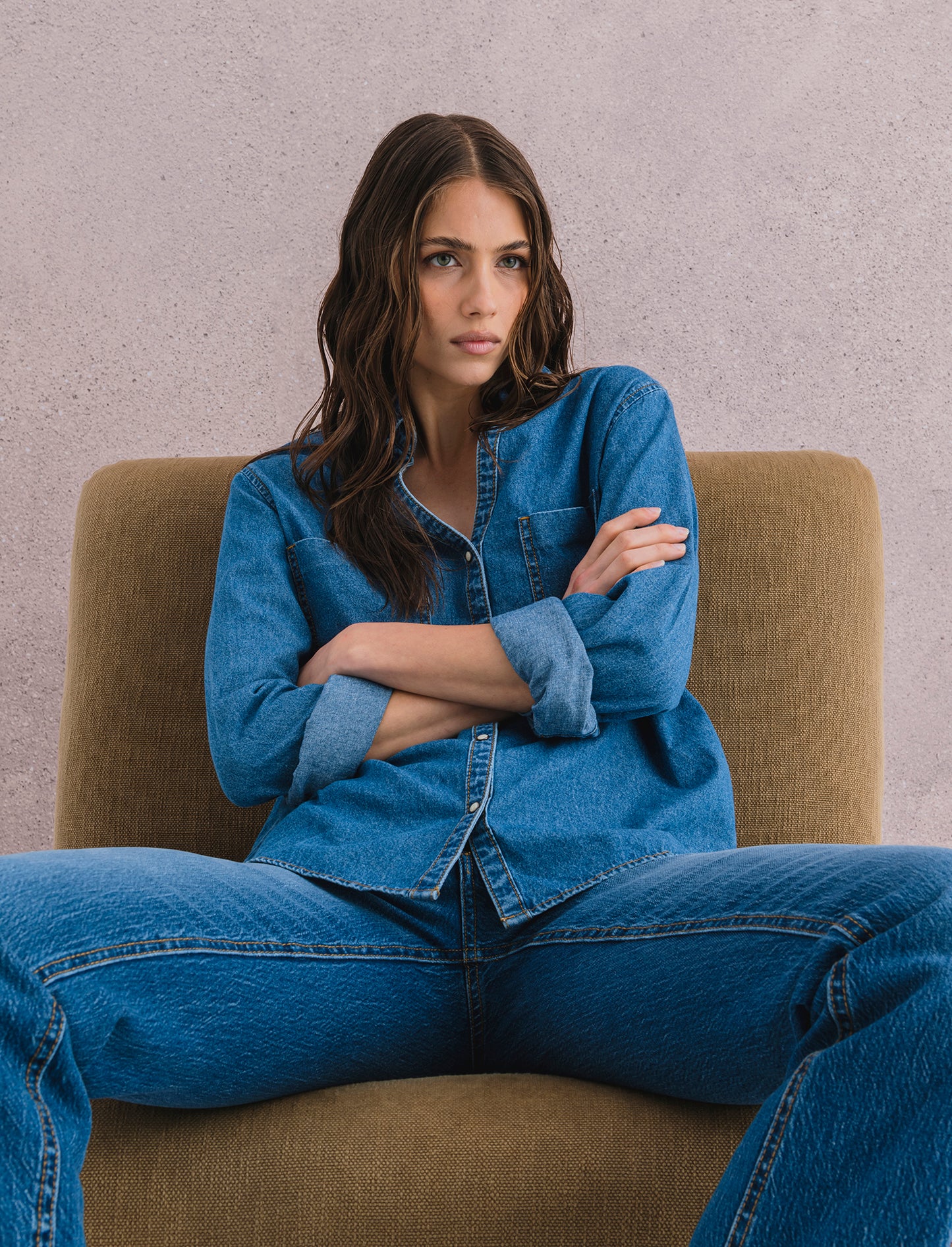 Camicia in denim - Denim
