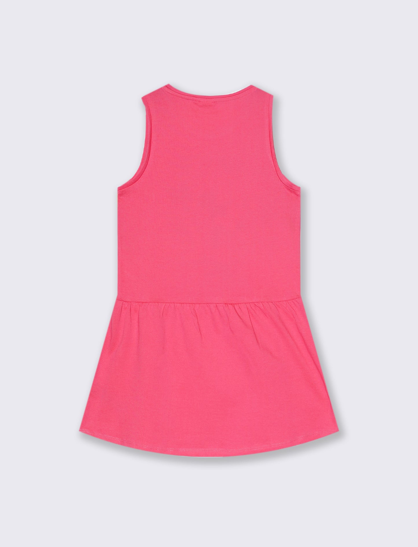 Vestito stampato Disney Minnie da bambina - Rosa