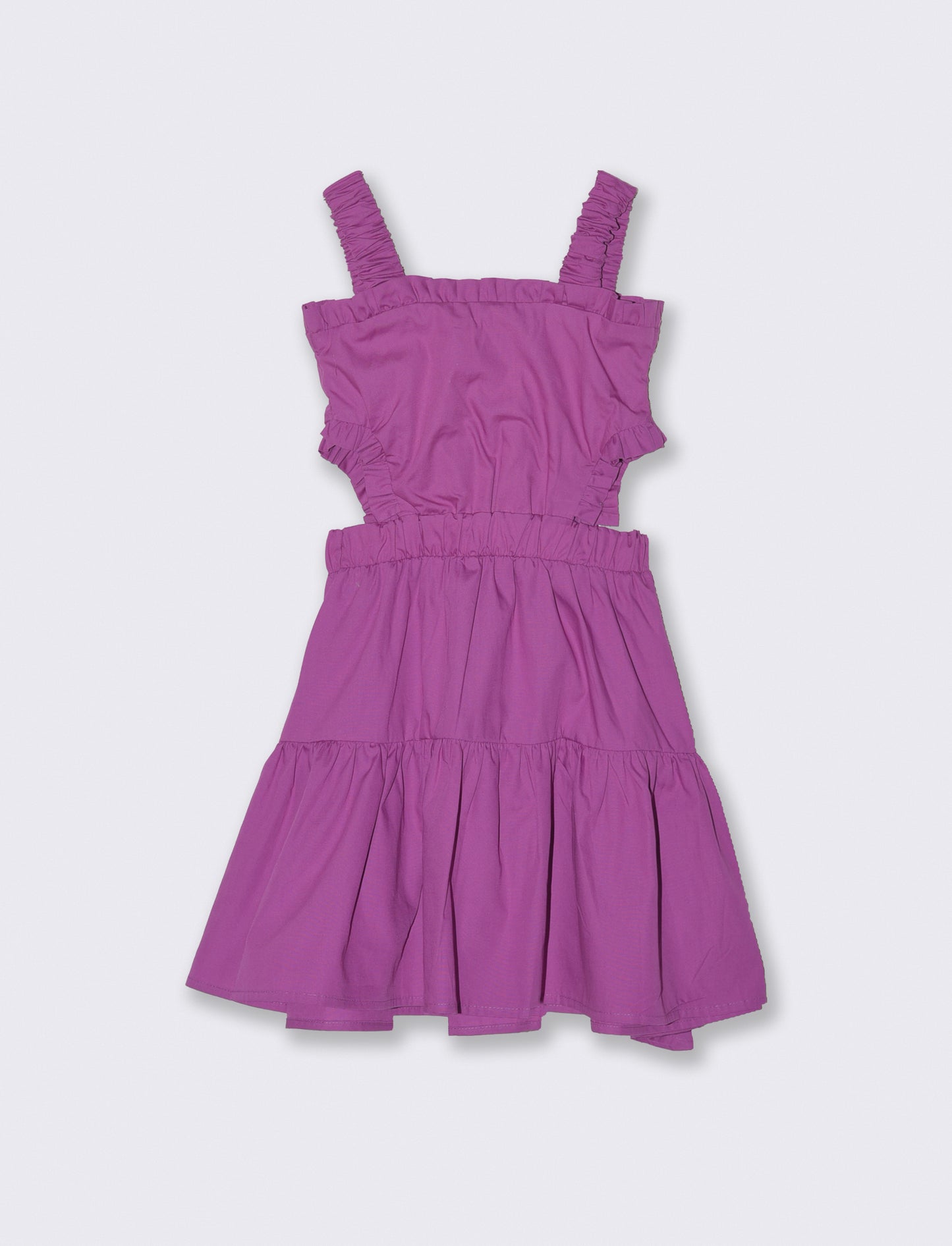 Vestito ampio da bambina - Fuxia azalea