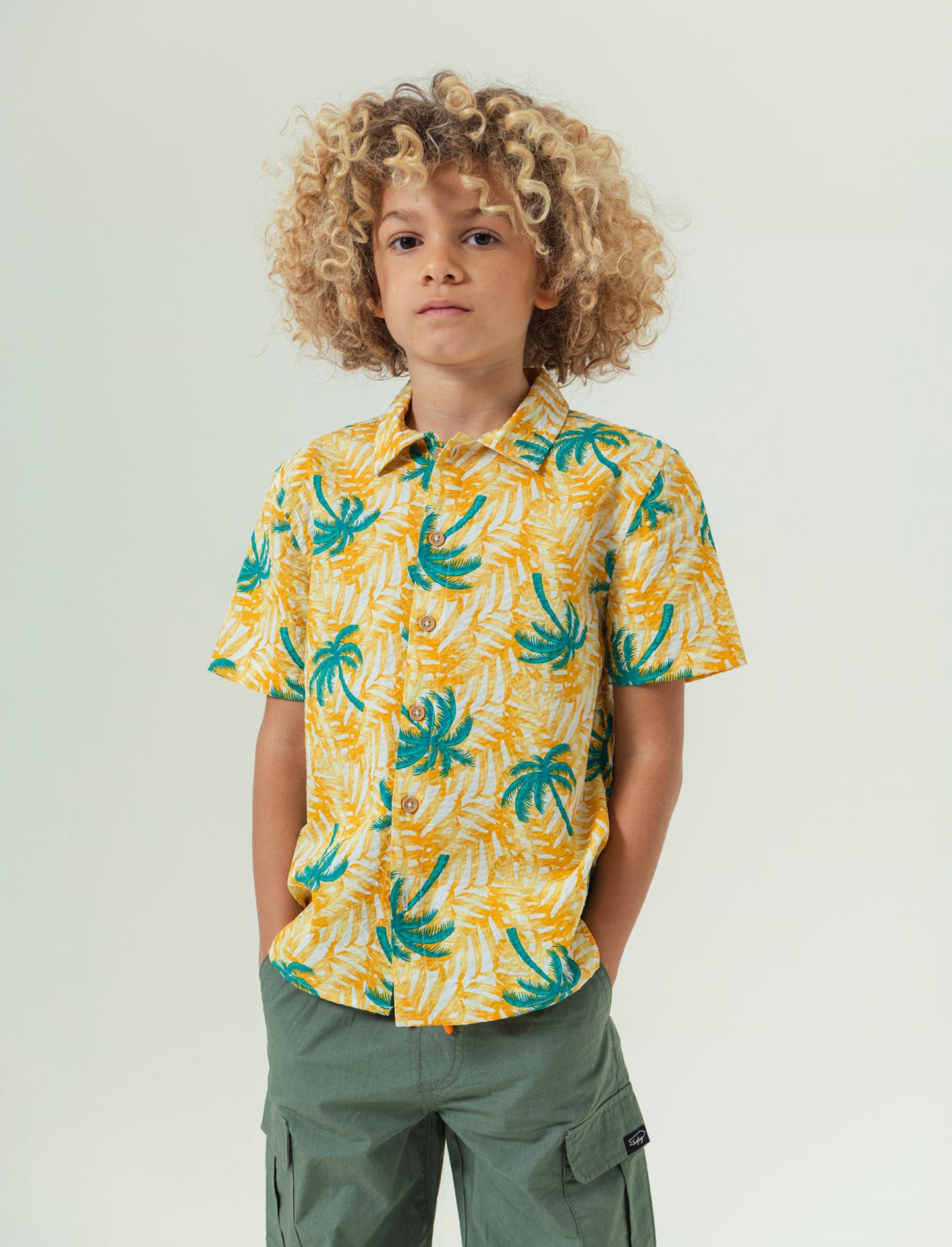 Camicia mezza manica bambino - Fantasia