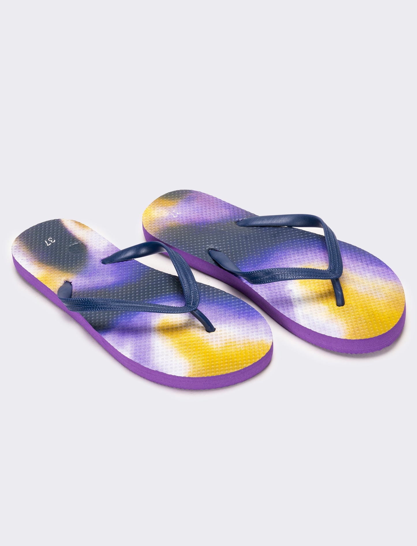 Infradito stampa tye-dye da donna - Viola