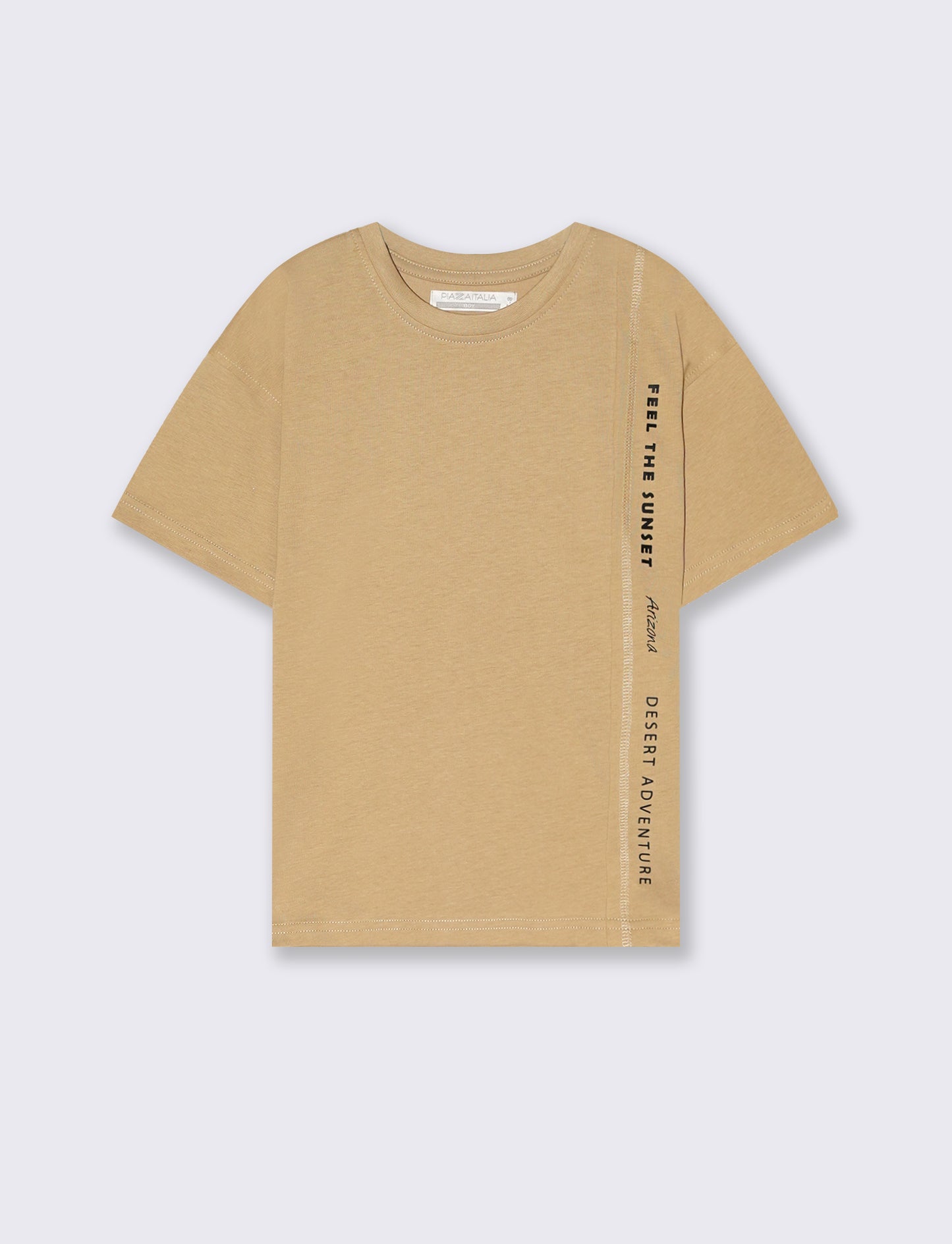 T-shirt stampata da bambino - Beige
