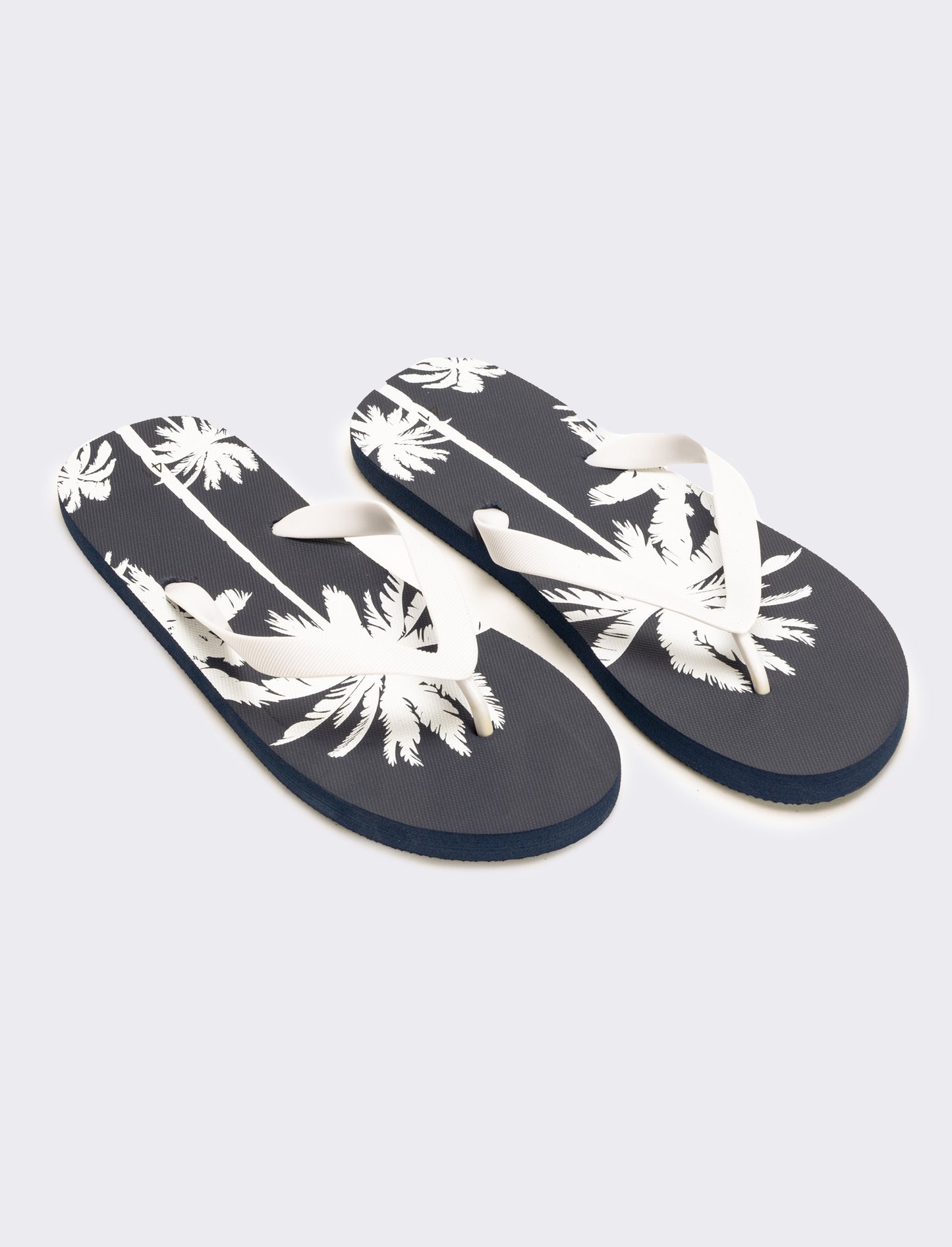 Infradito stampa palme da uomo - Bianco