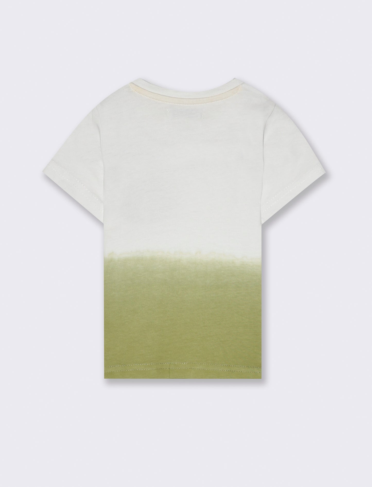 T-shirt stampa sfumata da neonato - Verde salvia