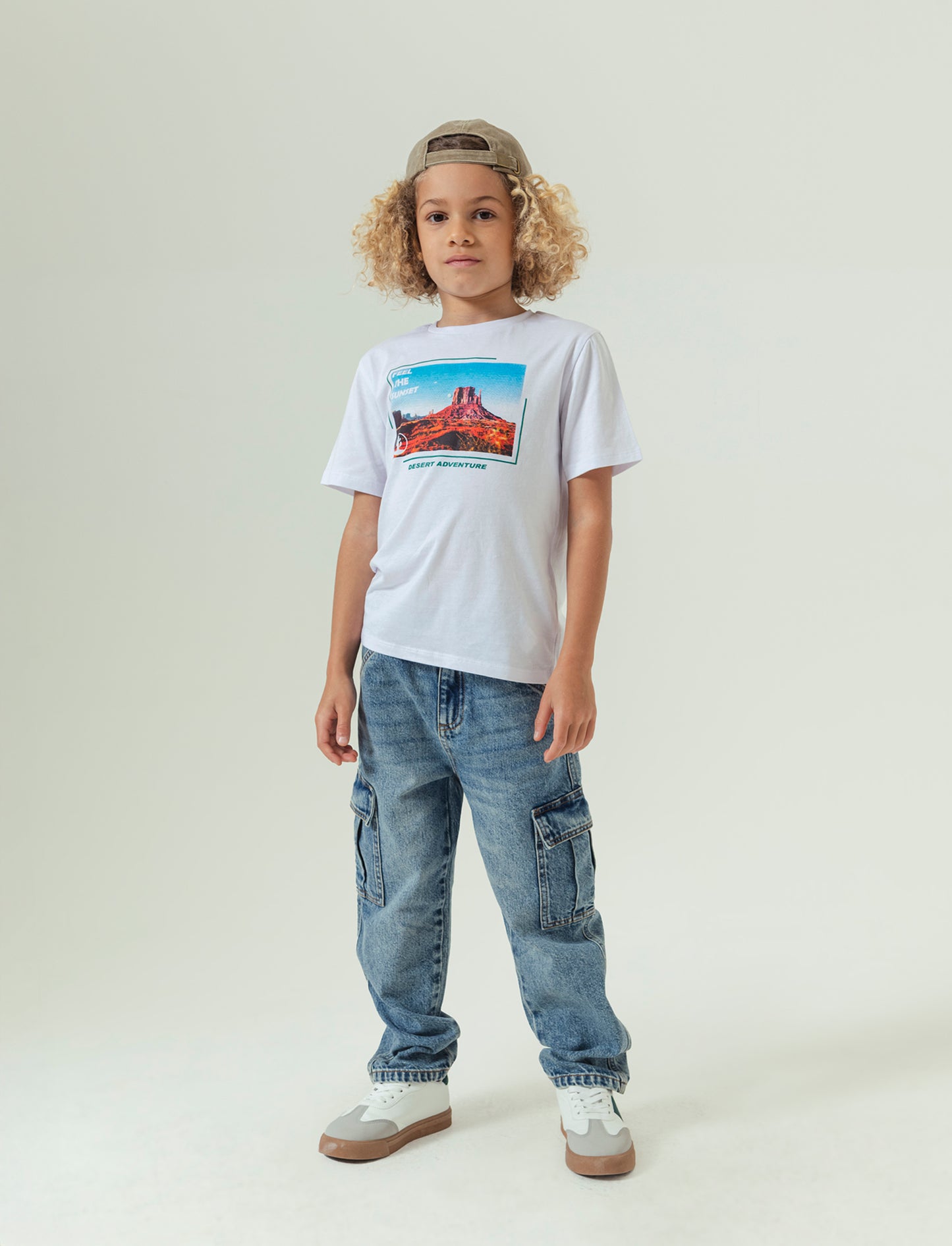 Maglietta mezza manica bambino - Bianco