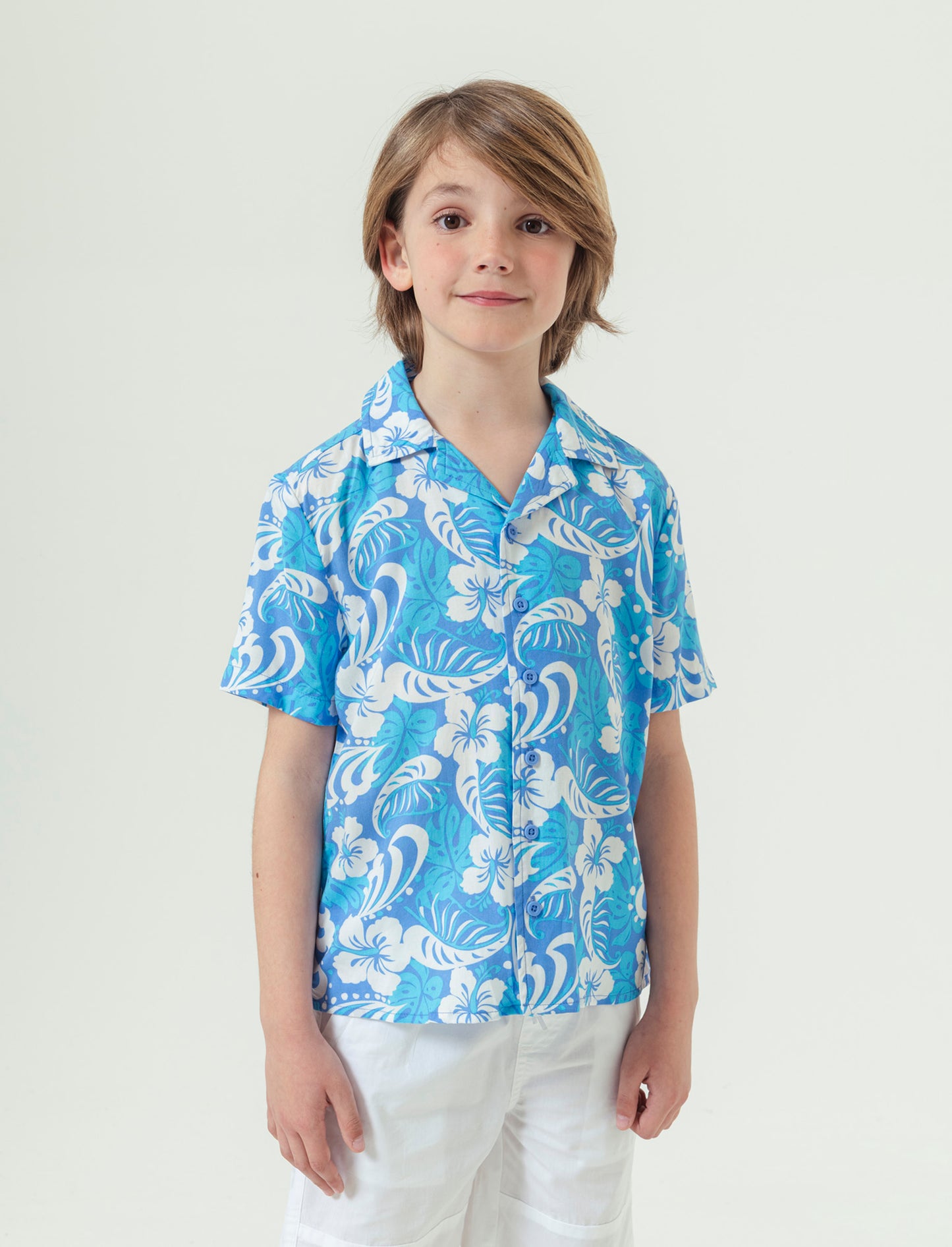 Camicia mare da bambino - Turchese
